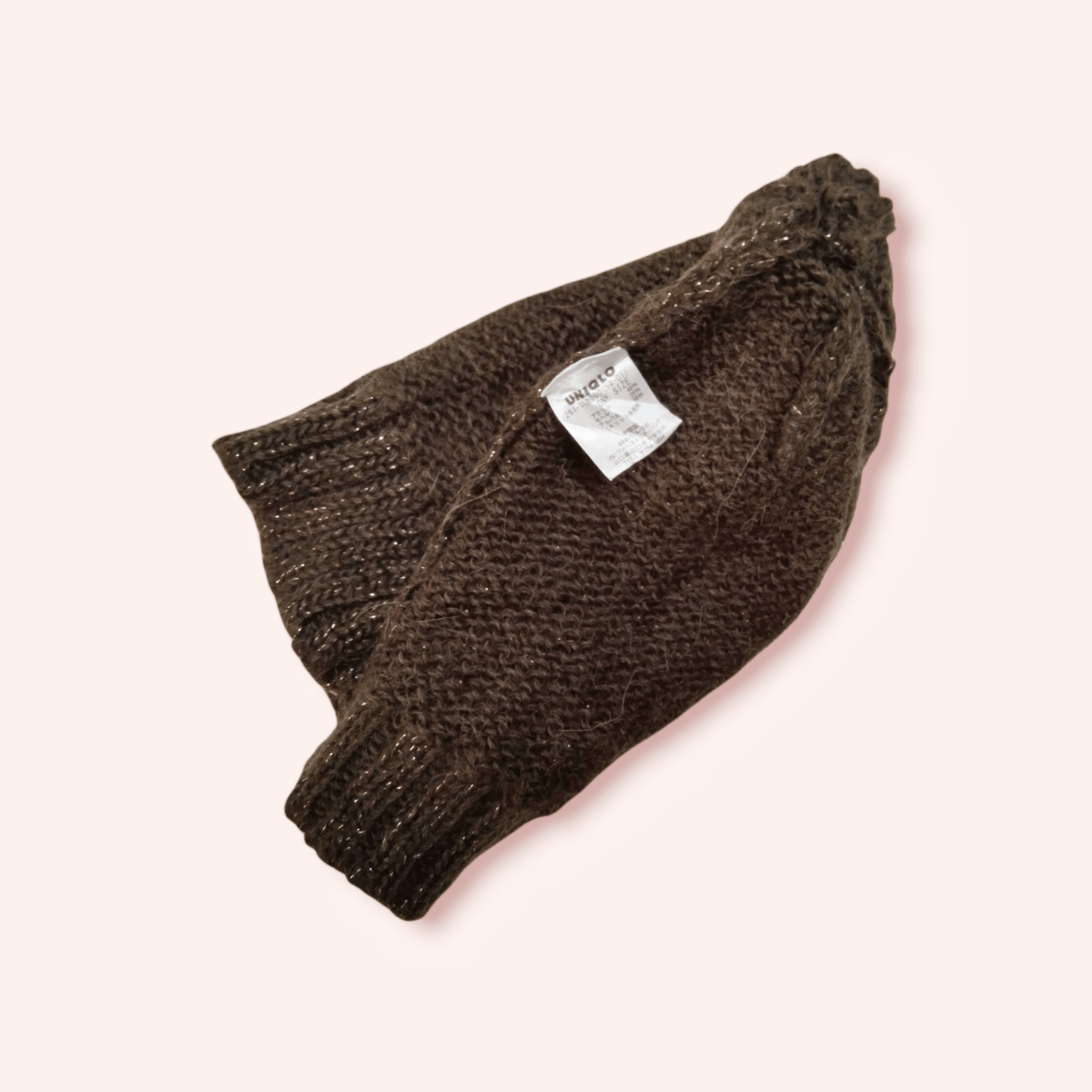 Japanese Brand × Pieces Uniques × Uniqlo UNIQLO MOHAIR/ALPACA SLIT THREAD BEANIE Size ONE SIZE - 11 Thumbnail