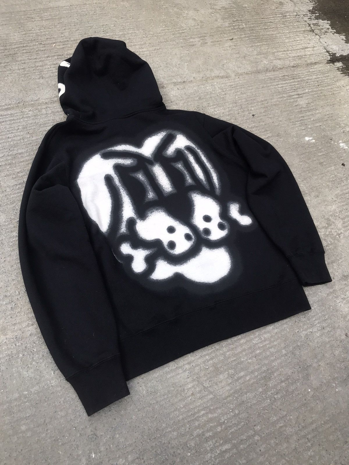 Supreme bone zip up hoodie hot sale