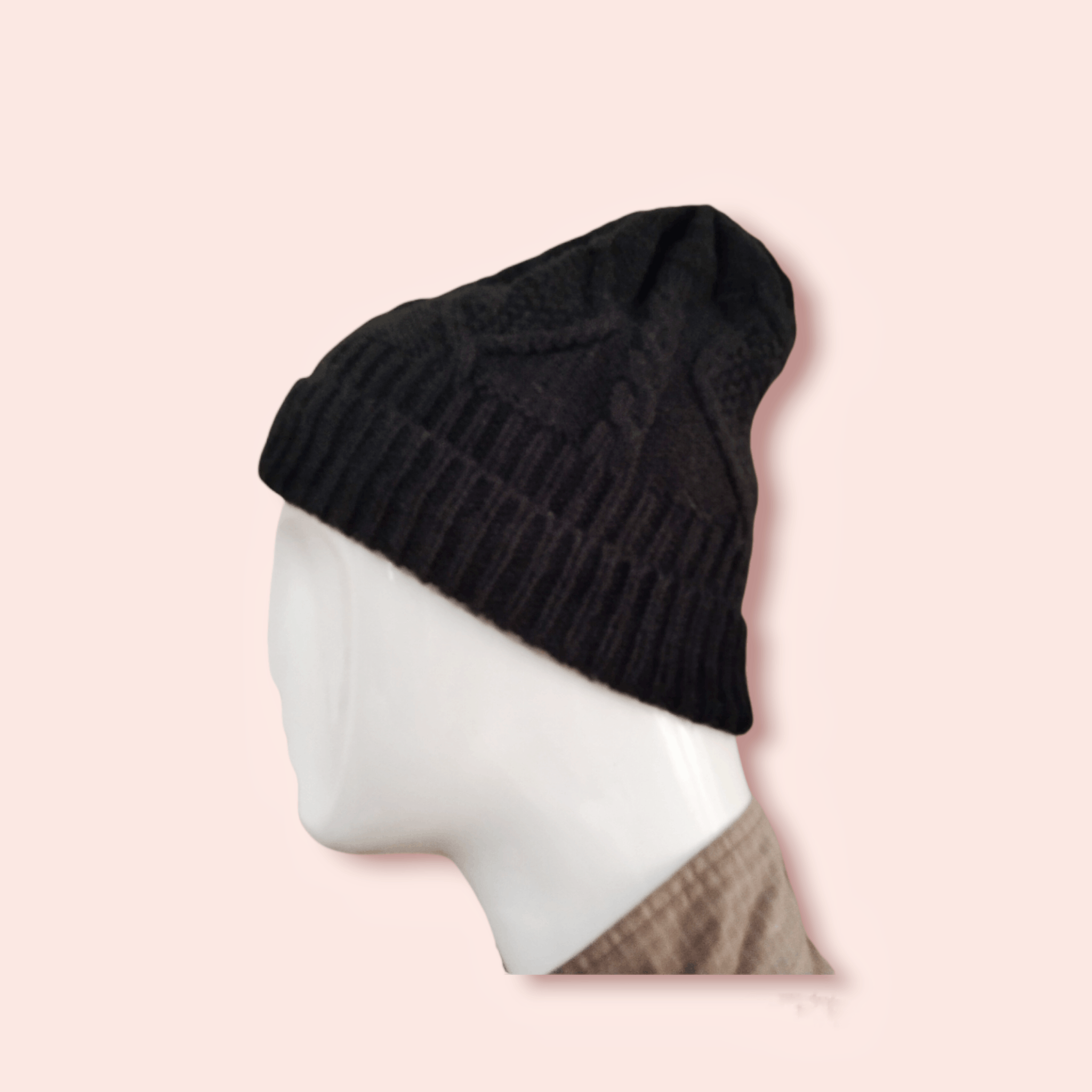 Japanese Brand × Uniqlo UNIQLO WOOL BLEND CABLE KNITTED CUFFED BEANIE Size ONE SIZE - 6 Thumbnail