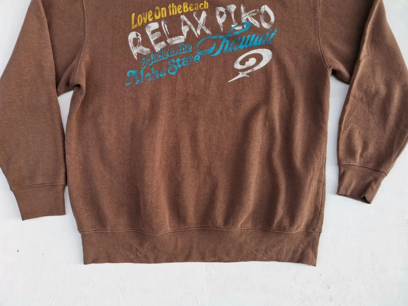 Other Relax Piko Hawaii Big Logo Sweatshirt Size US M / EU 48-50 / 2 - 5 Thumbnail