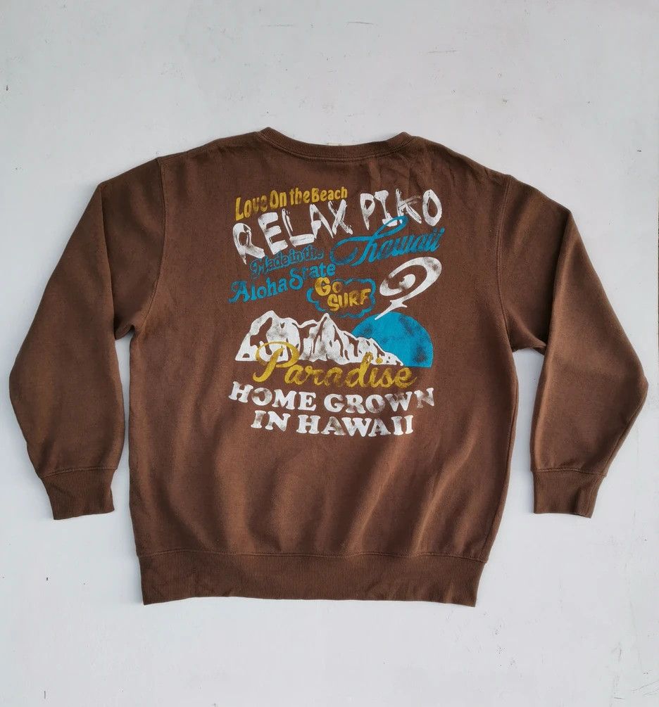 Other Relax Piko Hawaii Big Logo Sweatshirt Size US M / EU 48-50 / 2 - 2 Thumbnail
