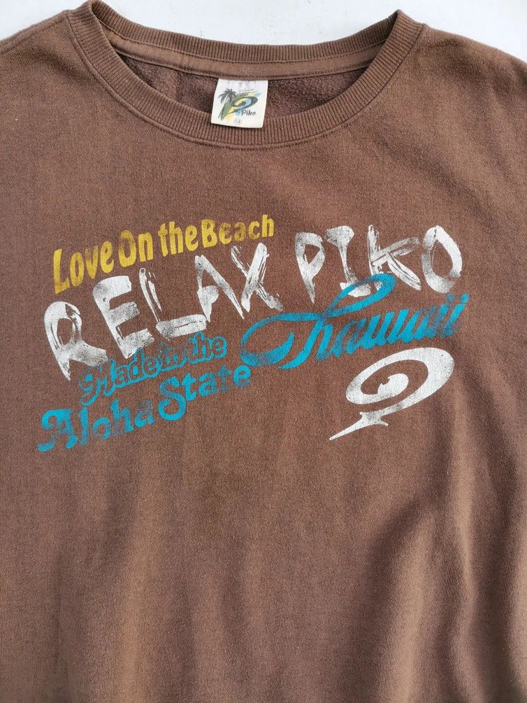 Other Relax Piko Hawaii Big Logo Sweatshirt Size US M / EU 48-50 / 2 - 3 Thumbnail