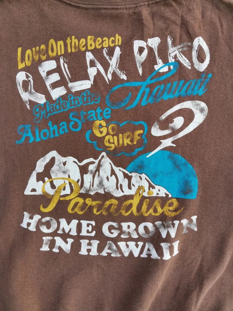 Other Relax Piko Hawaii Big Logo Sweatshirt Size US M / EU 48-50 / 2 - 6 Thumbnail