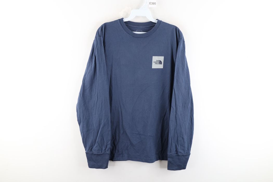 Vintage Vintage The North Face Faded Box Logo Long Sleeve T-Shirt | Grailed