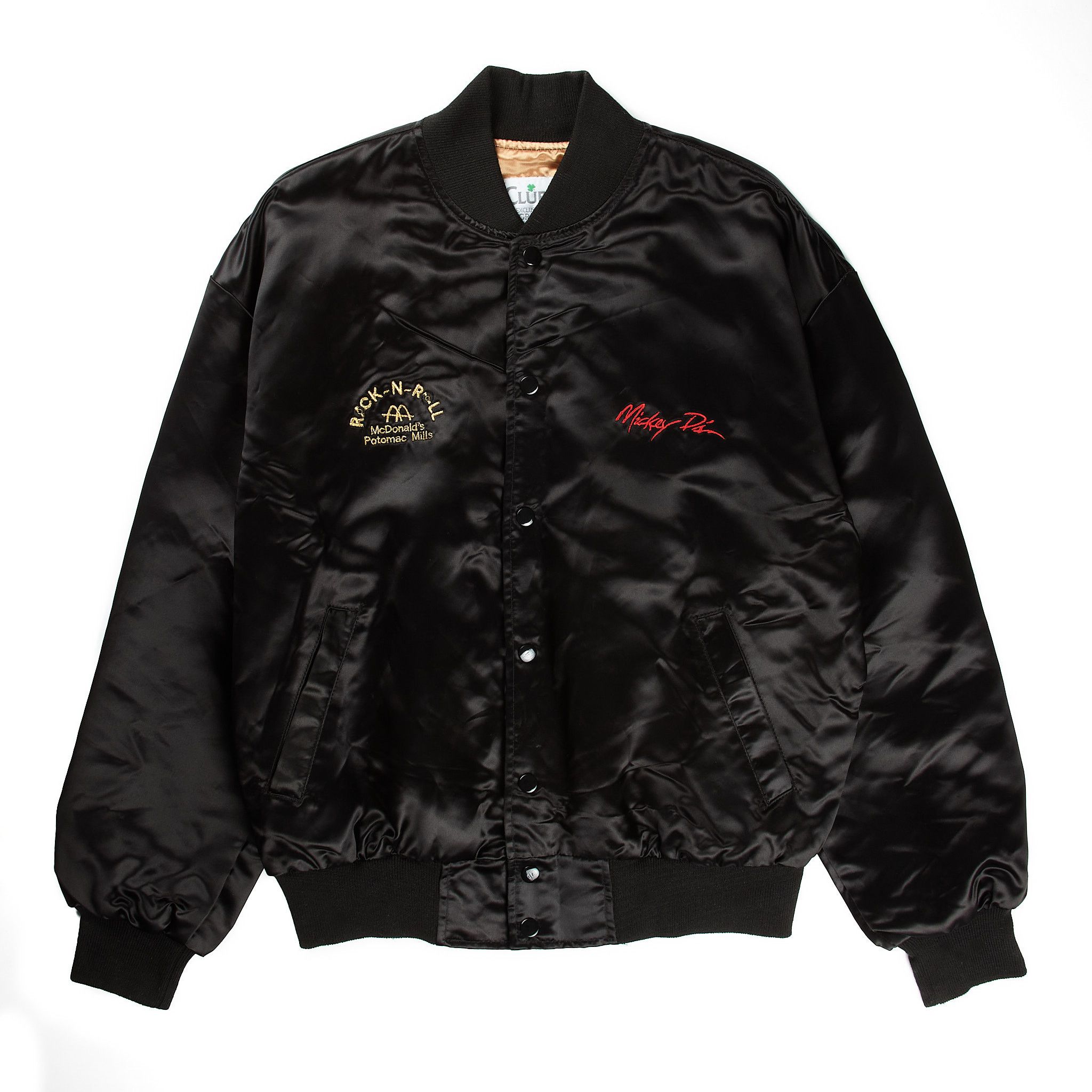 【値下げ】 Vintage Jacket Bomber Satin Man) (Moon Tonight Mac McDonalds チーク