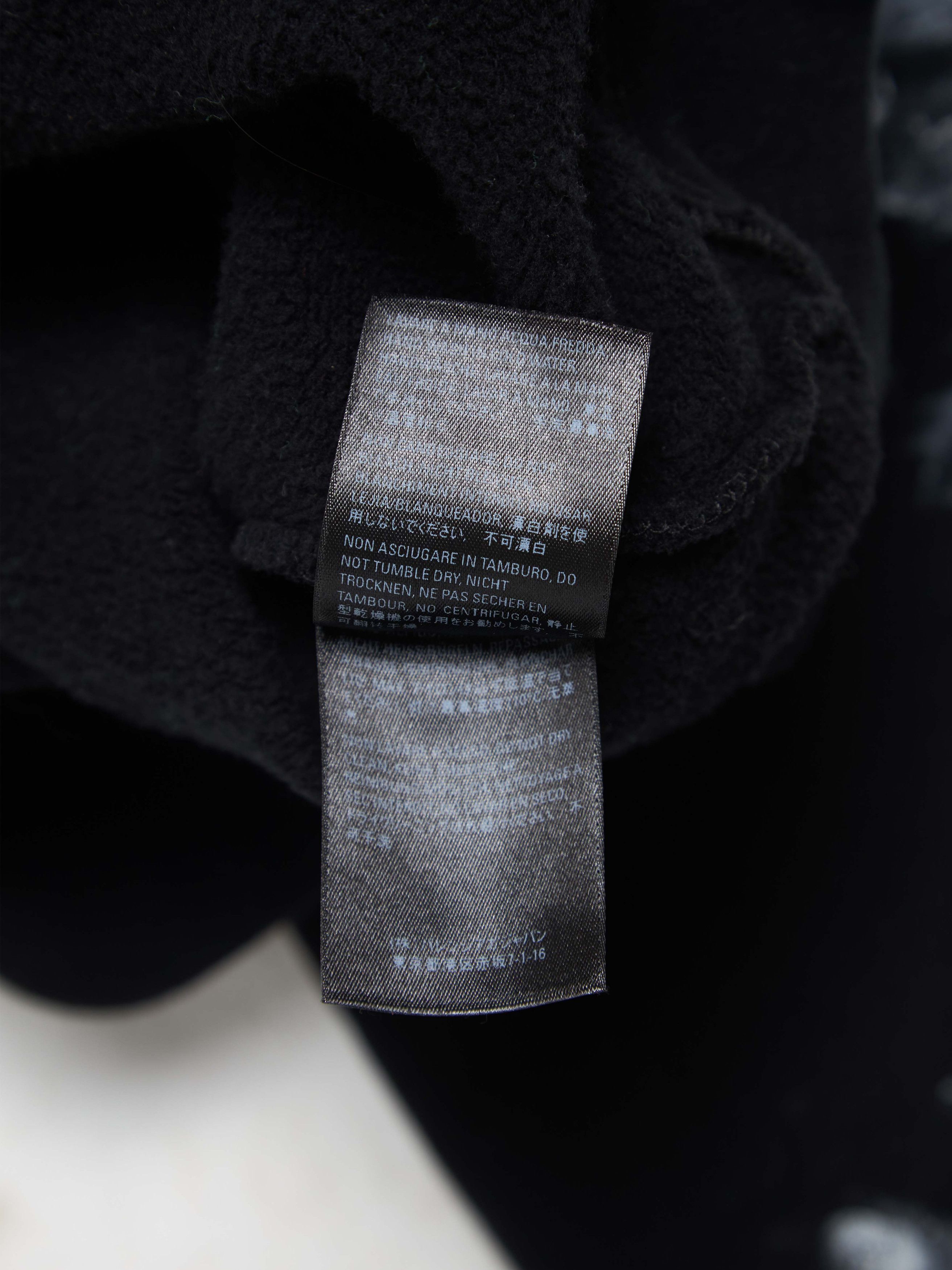 Balenciaga Black Dye Printed Front Pocket Hoodie Size US XL / EU 56 / 4 - 6 Thumbnail