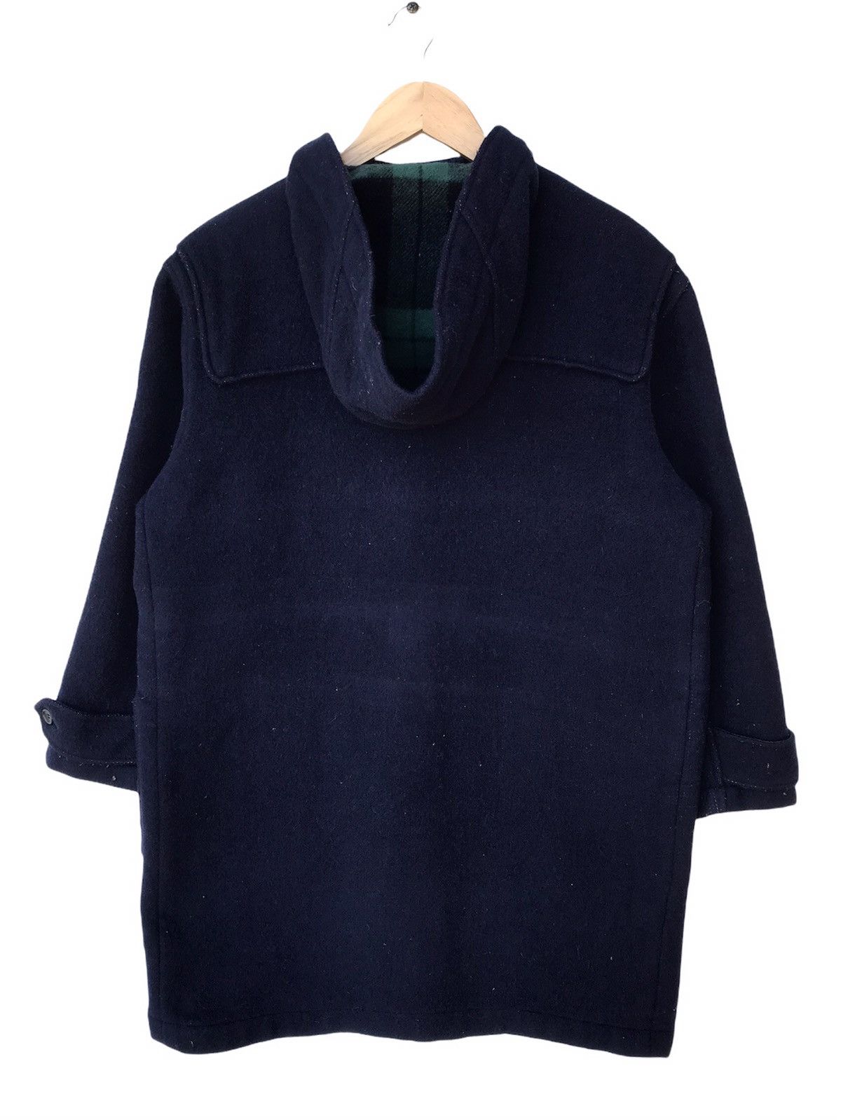 Japanese Brand × Vintage Santa Barbara Wool Tartan Duffle Coat Size US L / EU 52-54 / 3 - 2 Thumbnail