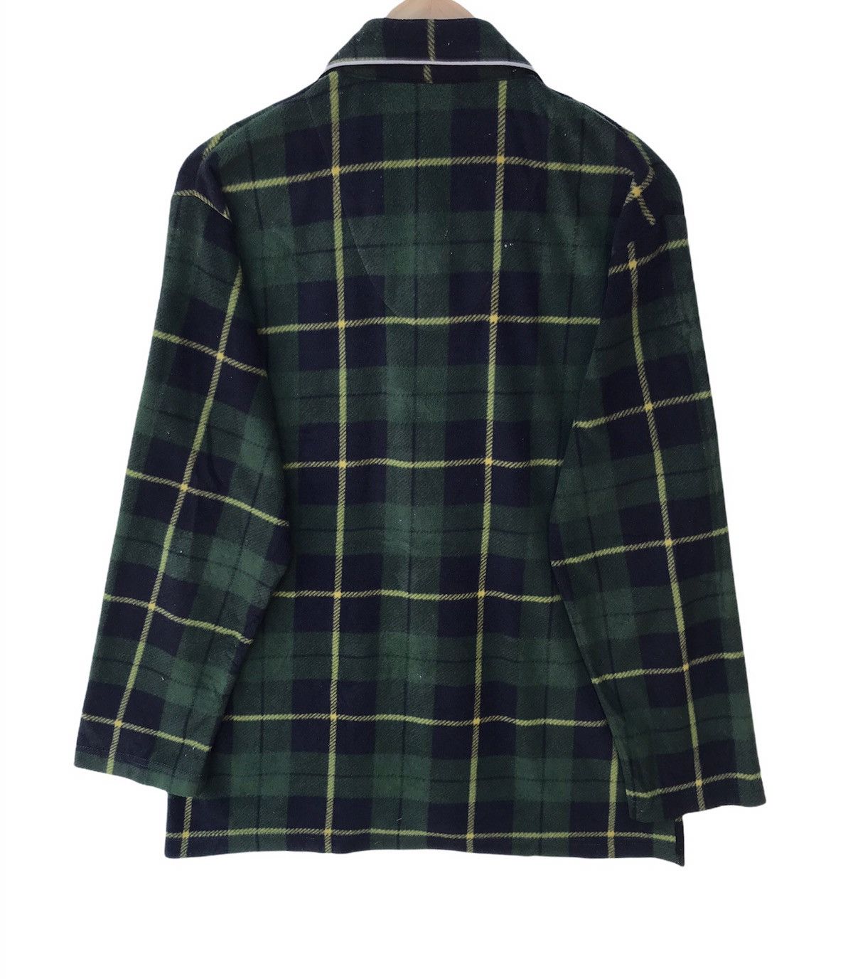 Hiroko Koshino Homme Hiroko Koshino Plaid Button-Up Shirt - Green/Black Size L Size US L / EU 52-54 / 3 - 2 Thumbnail