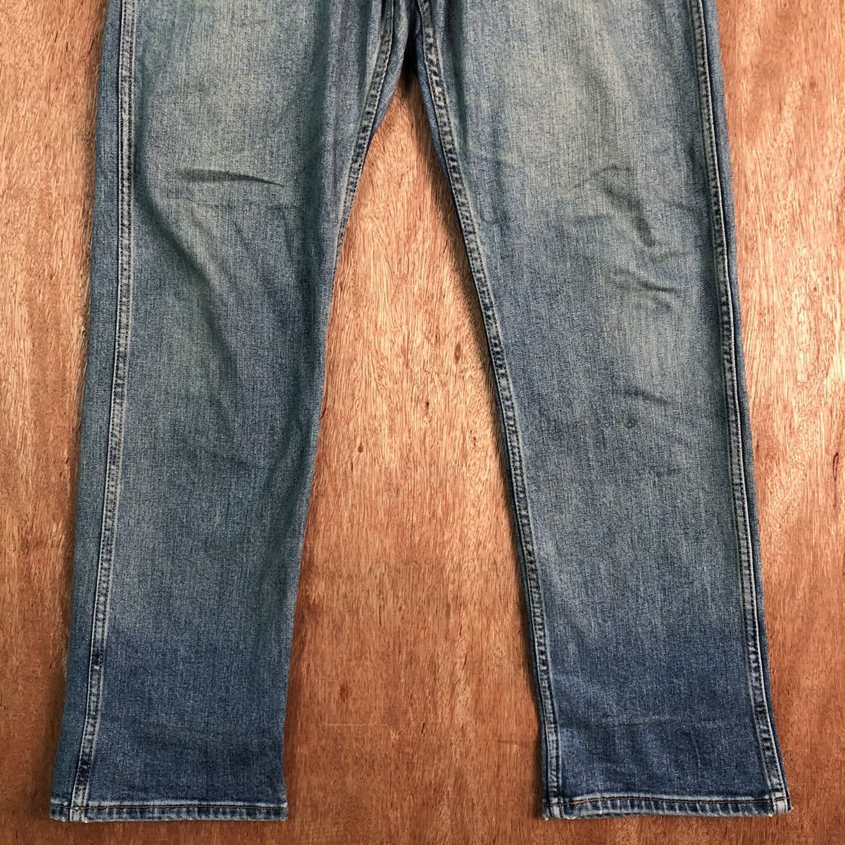 Levi's 505 Levis Strauss Vintage Blue distressed Denim Pants #C210 Size US 31 - 3 Thumbnail
