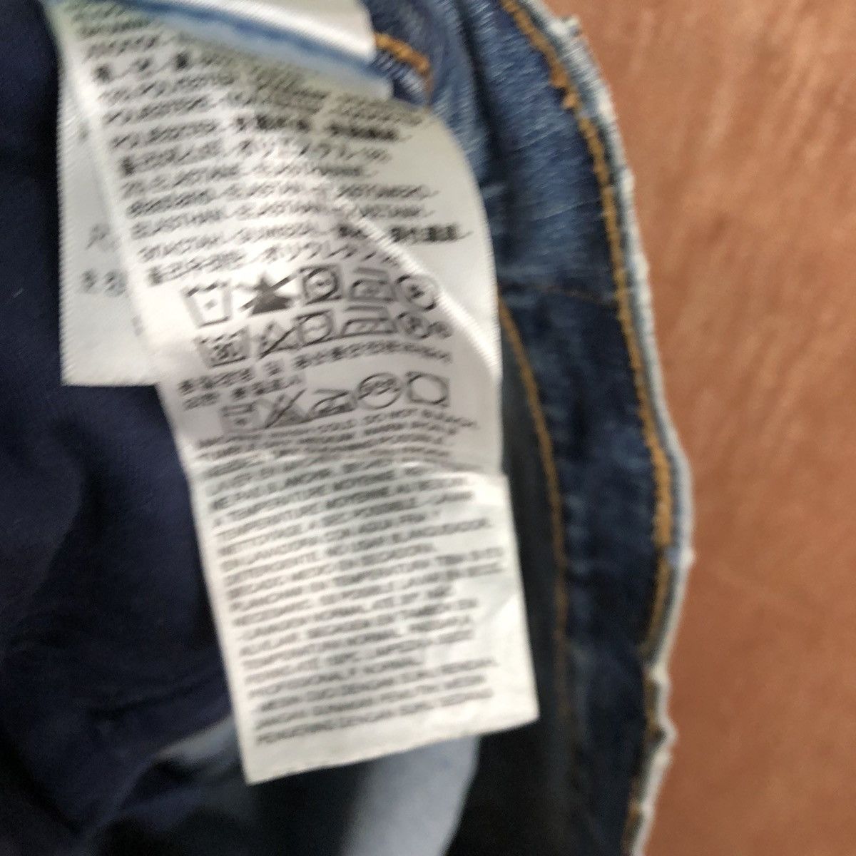 Levi's 505 Levis Strauss Vintage Blue distressed Denim Pants #C210 Size US 31 - 12 Thumbnail