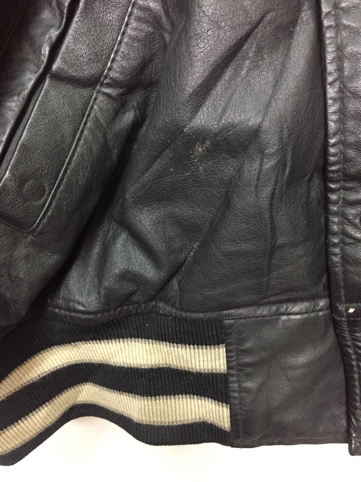 Japanese Brand Vintage Poshboy Leather Varsity Jacket Size US XL / EU 56 / 4 - 7 Thumbnail