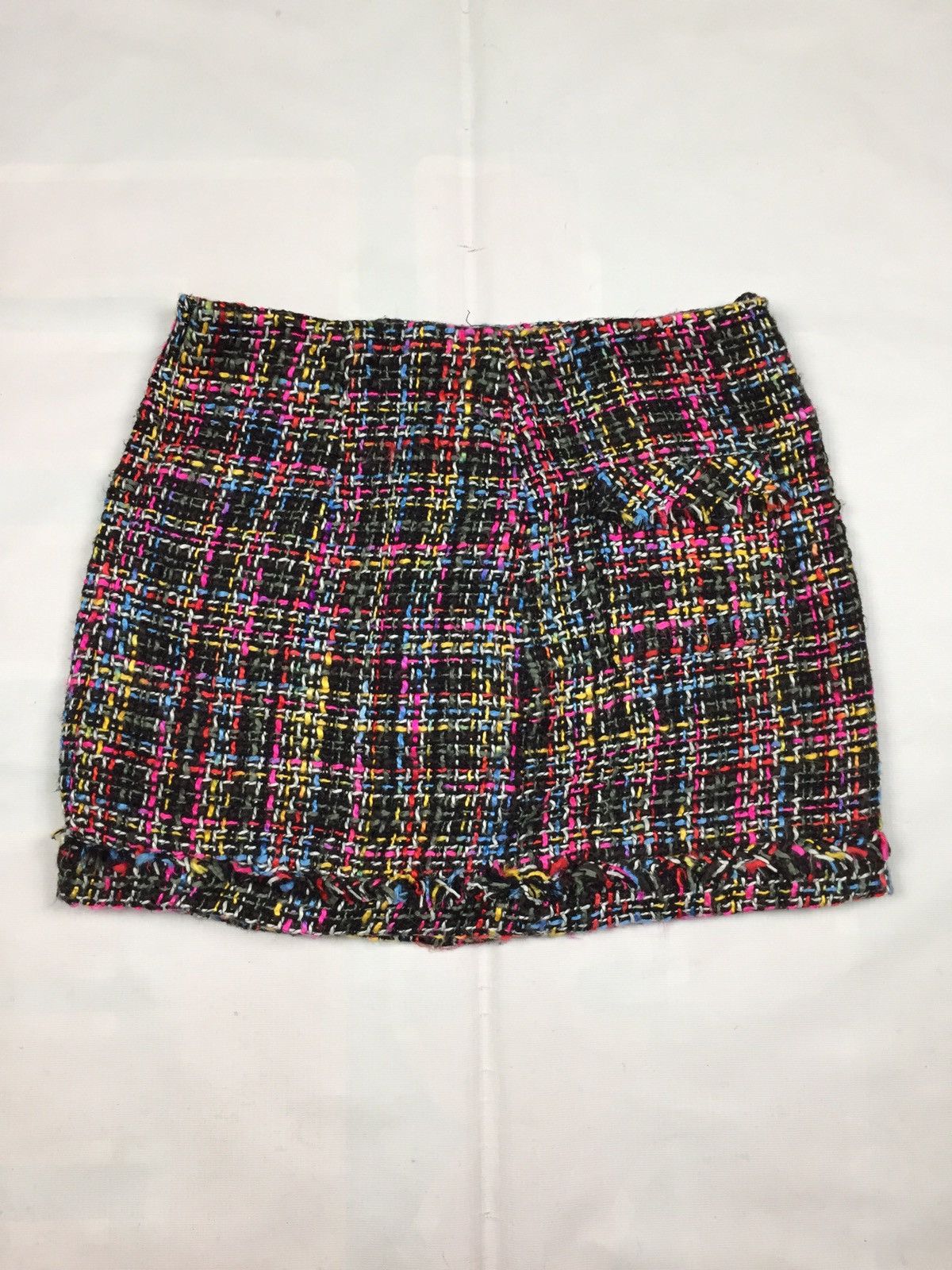 Japanese Brand Zara Multicolor Tweed Skirt Size 29" - 1 Thumbnail
