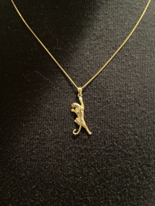 Supreme gold shop panther chain