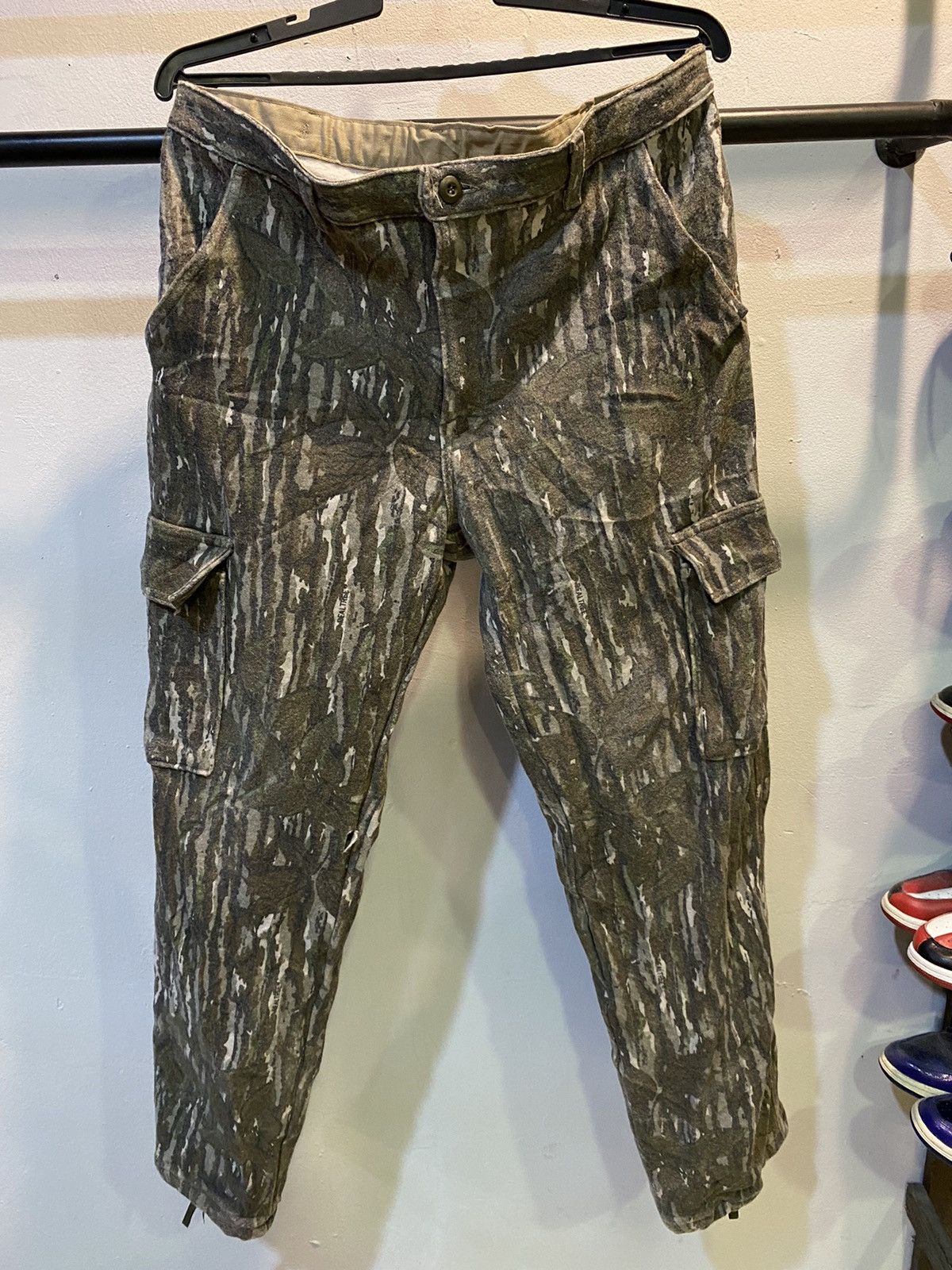 Realtree VINTAGE Fullprint‼️Cargo Pants Military Realtree Made In USA Size US 37 - 2 Thumbnail