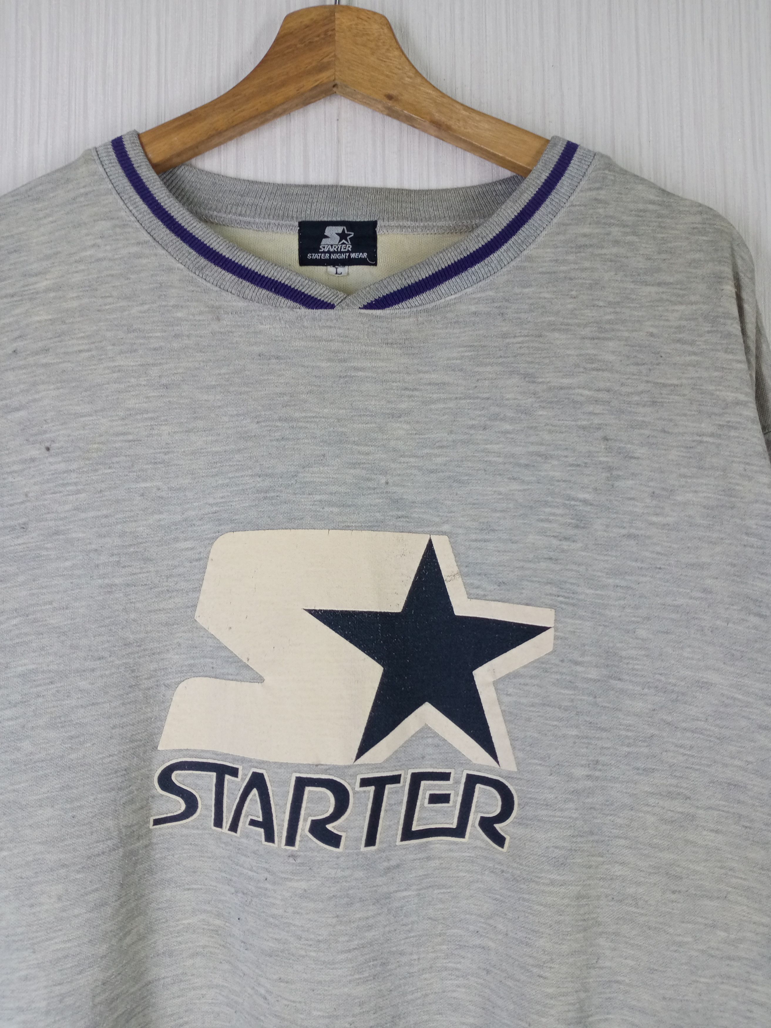 Starter × Vintage Rare Vintage Starter Big Logo Sweatshirt Size US L / EU 52-54 / 3 - 2 Thumbnail