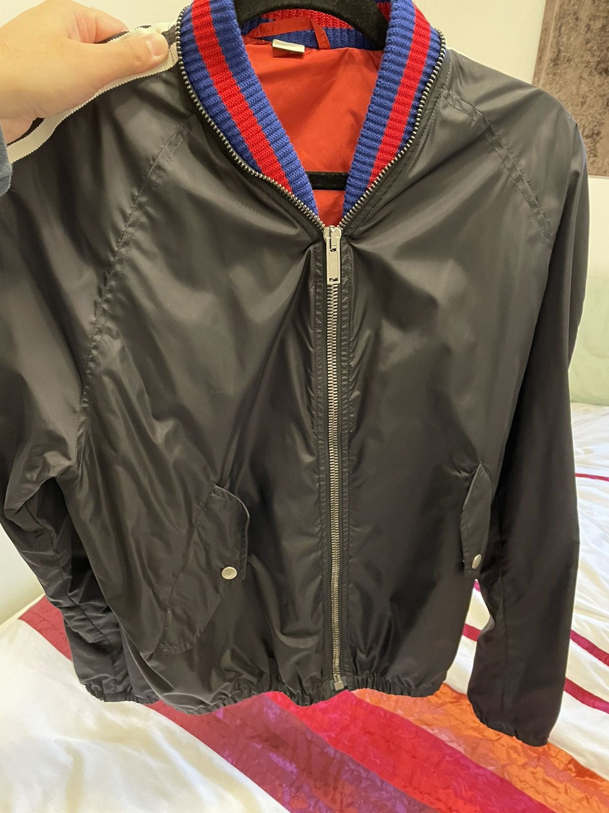 Gucci Gucci Web Stripe Nylon Jacket M 48 Size US M / EU 48-50 / 2 - 6 Thumbnail
