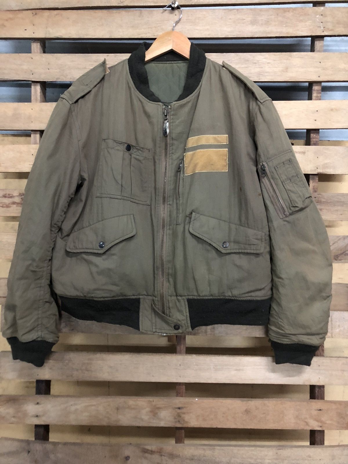 BIGI Vintage Bigi Ma-1 Bomber Jacket Design Military Size US XL / EU 56 / 4 - 1 Thumbnail