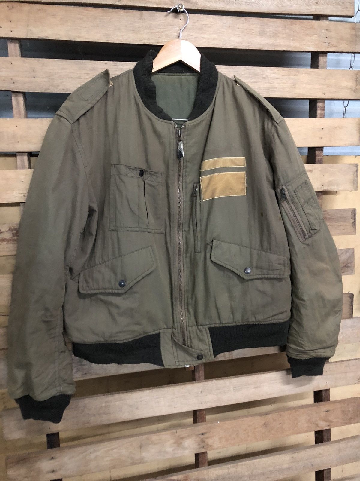 BIGI Vintage Bigi Ma-1 Bomber Jacket Design Military Size US XL / EU 56 / 4 - 2 Thumbnail