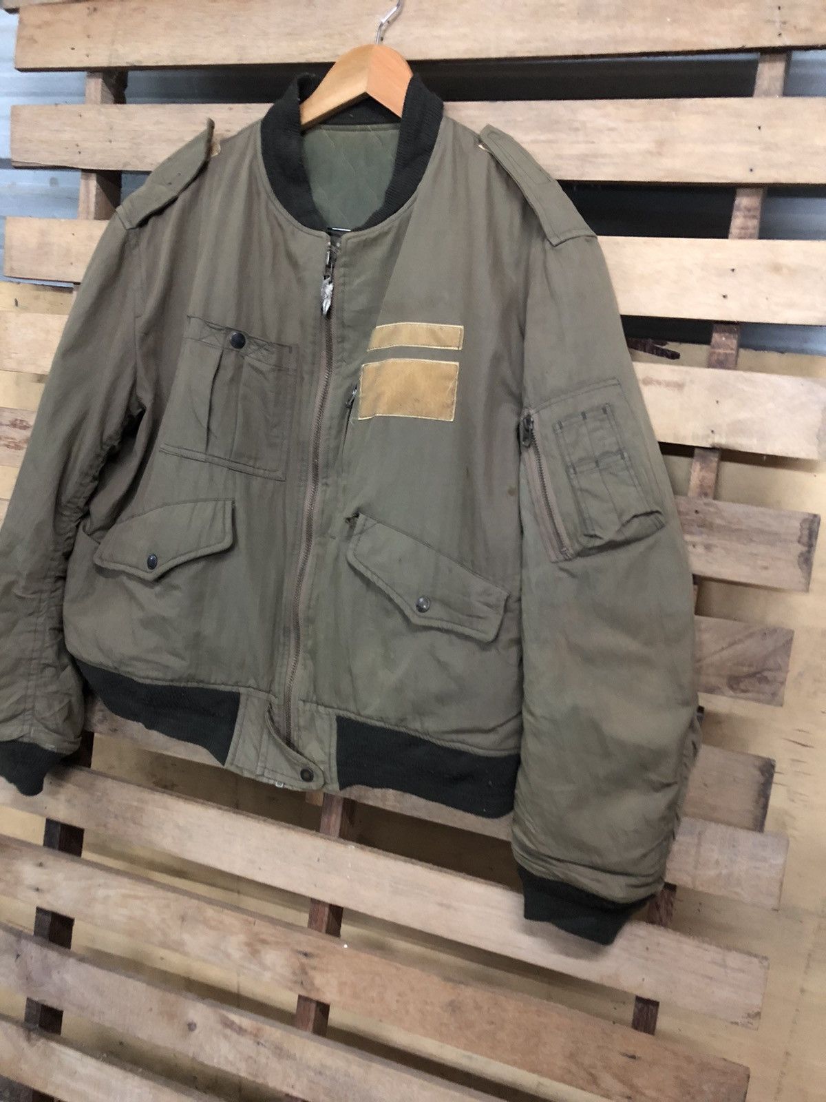 BIGI Vintage Bigi Ma-1 Bomber Jacket Design Military Size US XL / EU 56 / 4 - 3 Thumbnail