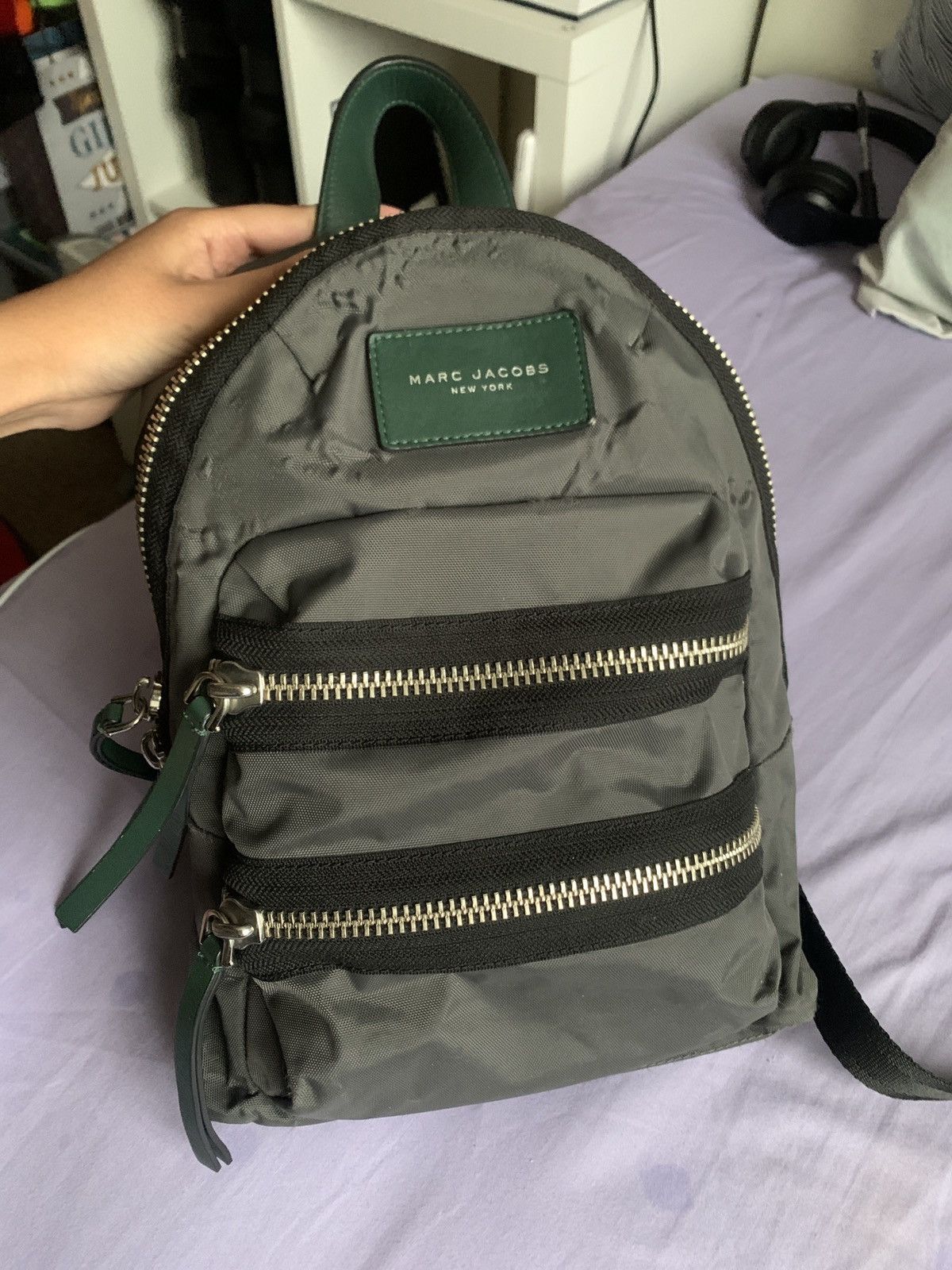 Mark Jacobs new you\'re backpack Marc Jacobs Nylon Quilted Backpack w/ Tags - Pink Backpacks  main image 3
