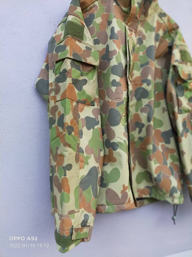 Vintage Duck Camo Cold Weather Jacket (Fleece Lining) Size US XL / EU 56 / 4 - 8 Thumbnail