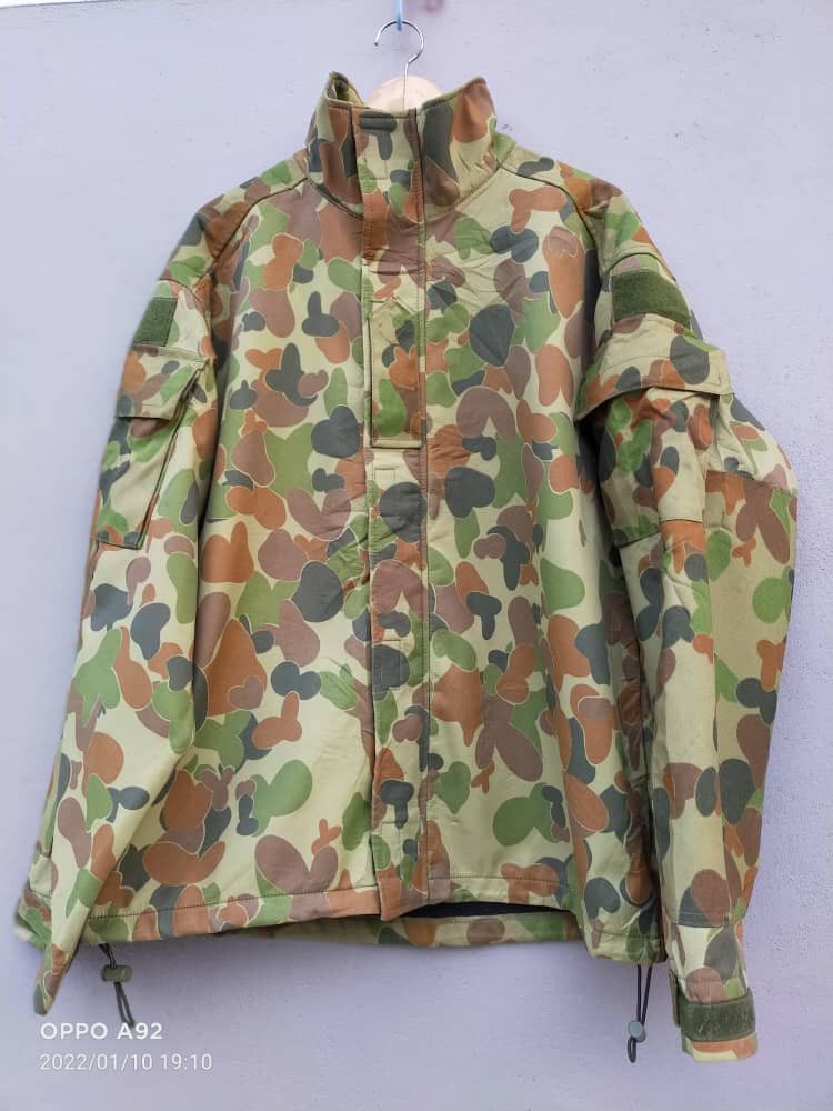 Vintage Duck Camo Cold Weather Jacket (Fleece Lining) Size US XL / EU 56 / 4 - 6 Thumbnail