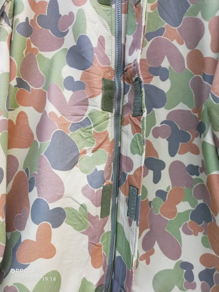 Vintage Duck Camo Cold Weather Jacket (Fleece Lining) Size US XL / EU 56 / 4 - 10 Thumbnail