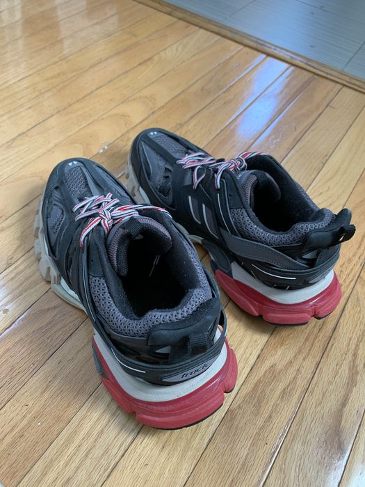 Balenciaga Track Trainer Black Red | Grailed