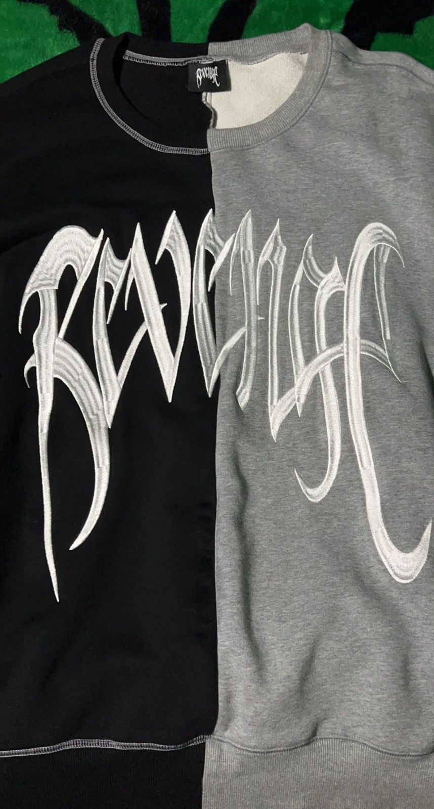 Revenge Revenge Heavyweight Terry Split Crewneck Size US L / EU 52-54 / 3 - 3 Thumbnail