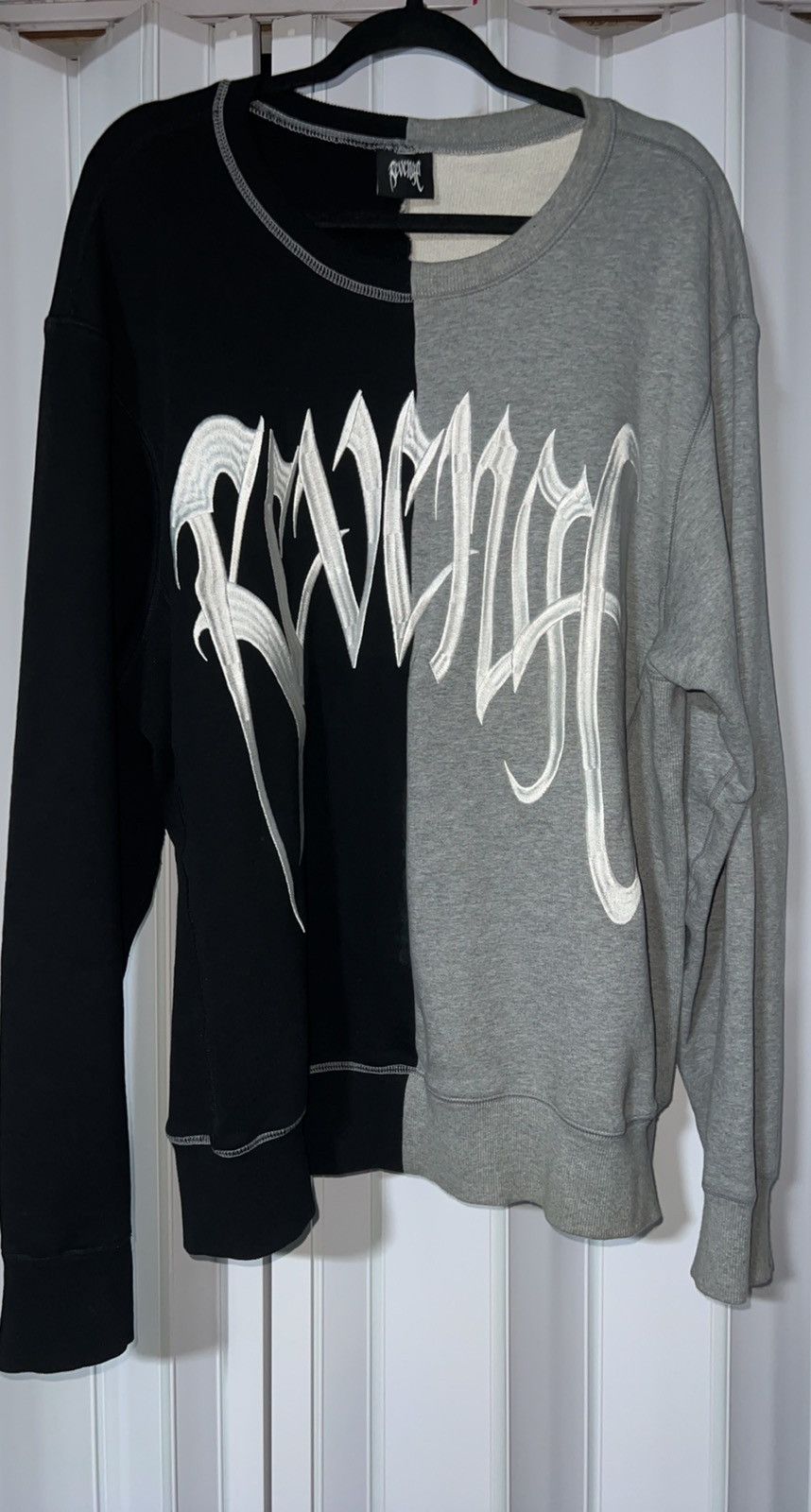 Revenge Revenge Heavyweight Terry Split Crewneck Size US L / EU 52-54 / 3 - 1 Thumbnail