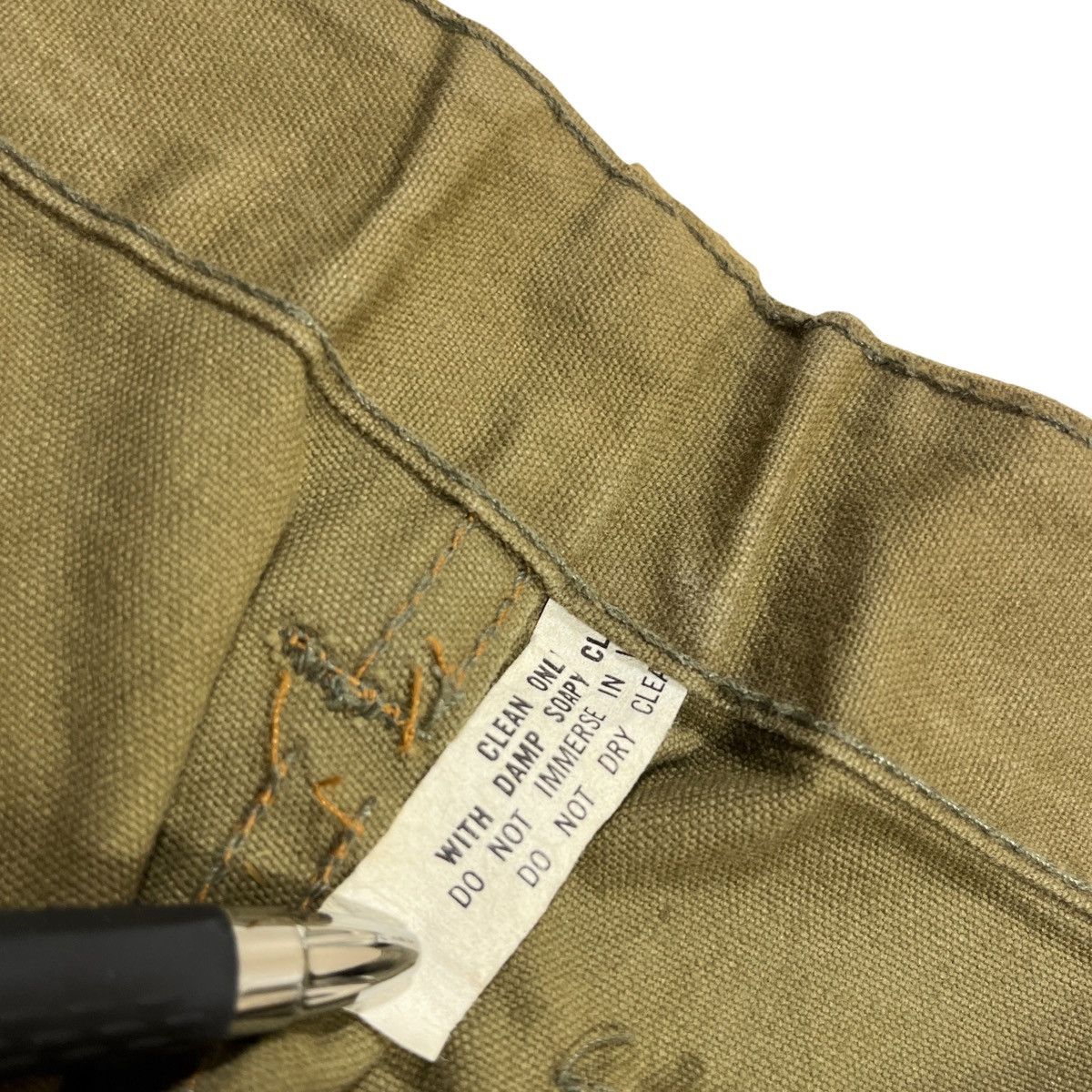 Canvas × Filson × Vintage 50s Canvasback Tin Cloth Water Repellent Hunting Pants Size US 33 - 2 Thumbnail