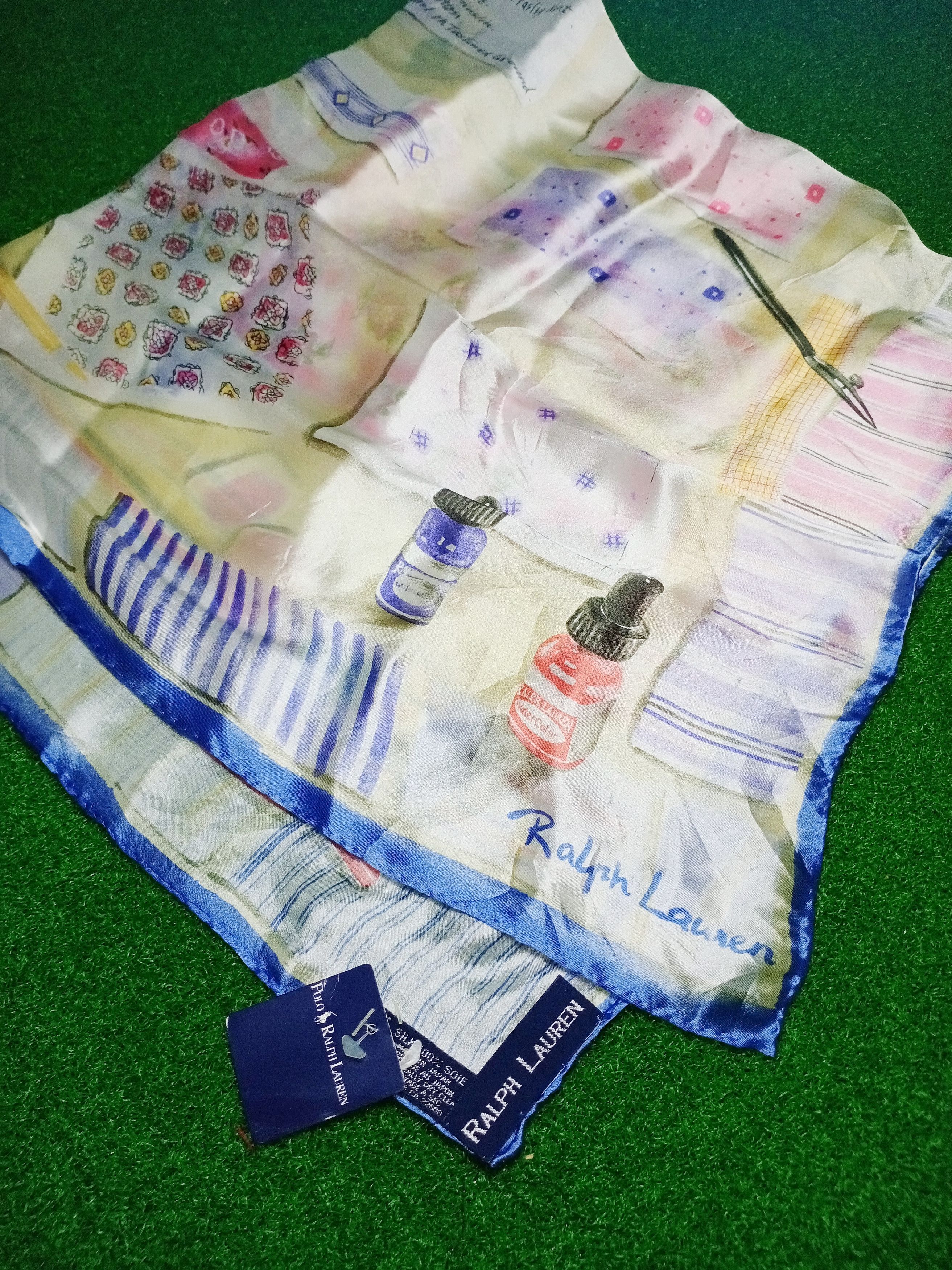 Other New With Tag Polo Ralph Lauren Silk Scarf Size ONE SIZE - 1 Thumbnail