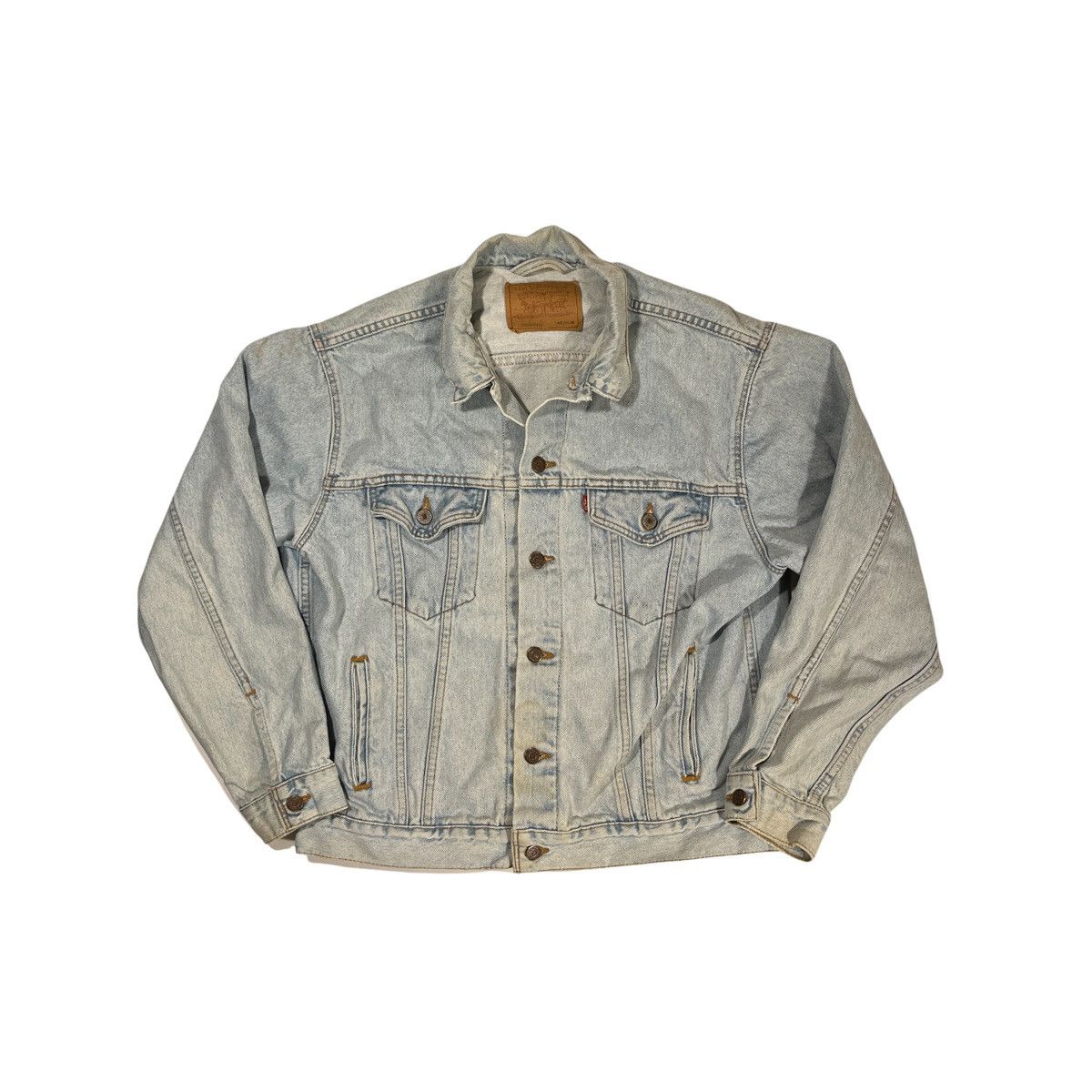 Levi's Vintage Levi’s Light Wash Denim Jacket Size US M / EU 48-50 / 2 - 1 Thumbnail