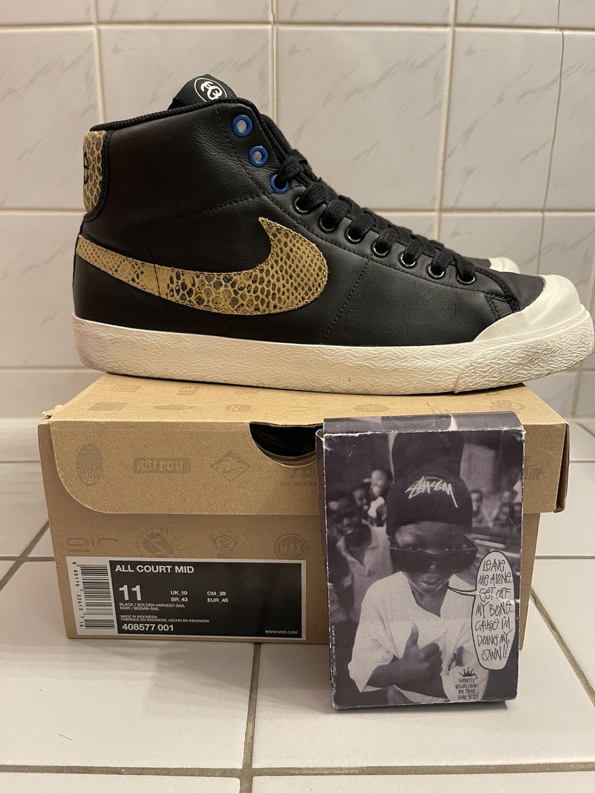 nike x stussy all court mid