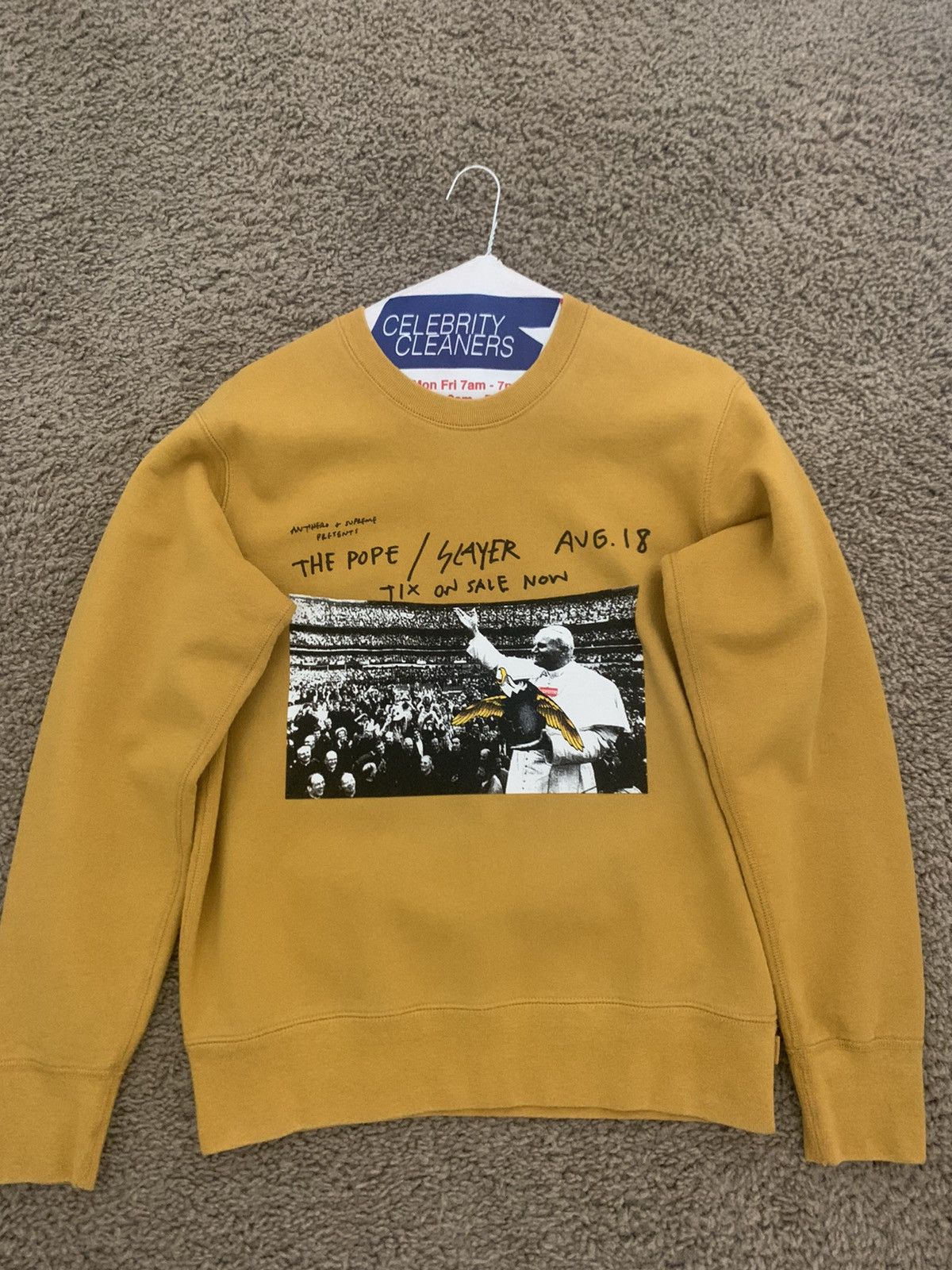 Supreme pope crewneck new arrivals