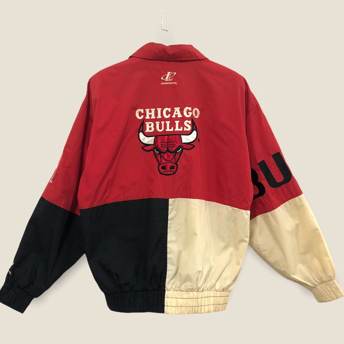 Vintage Chicago fashion Bulls Logo Athletic NBA Jacket, XL