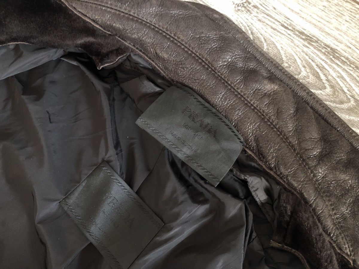Prada × Vintage Prada Wool Duffle Coat Trench Jacket Size US L / EU 52-54 / 3 - 10 Thumbnail