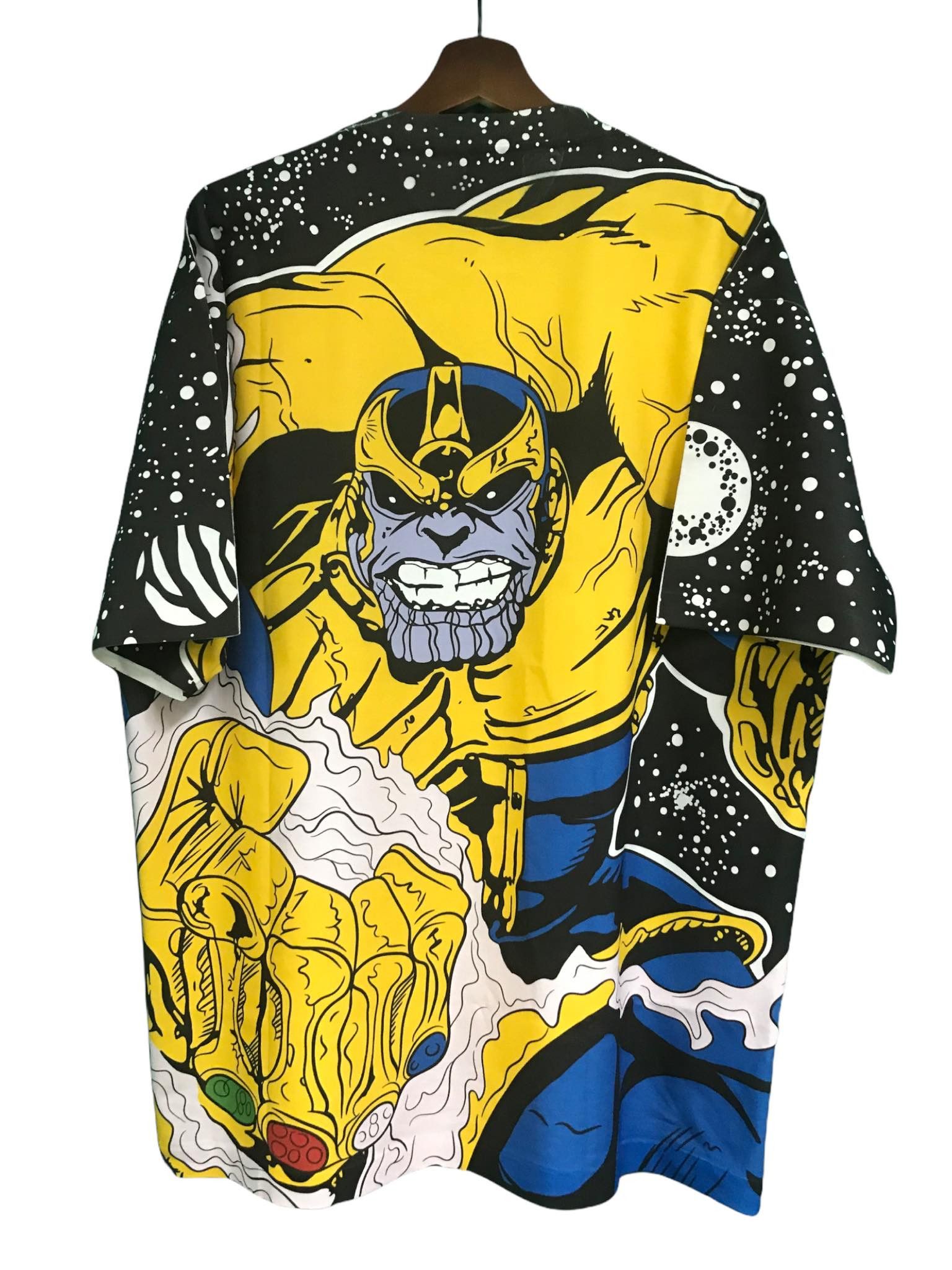 Vintage Thanos Marvel all over print 2021 bootleg t shirt Grailed