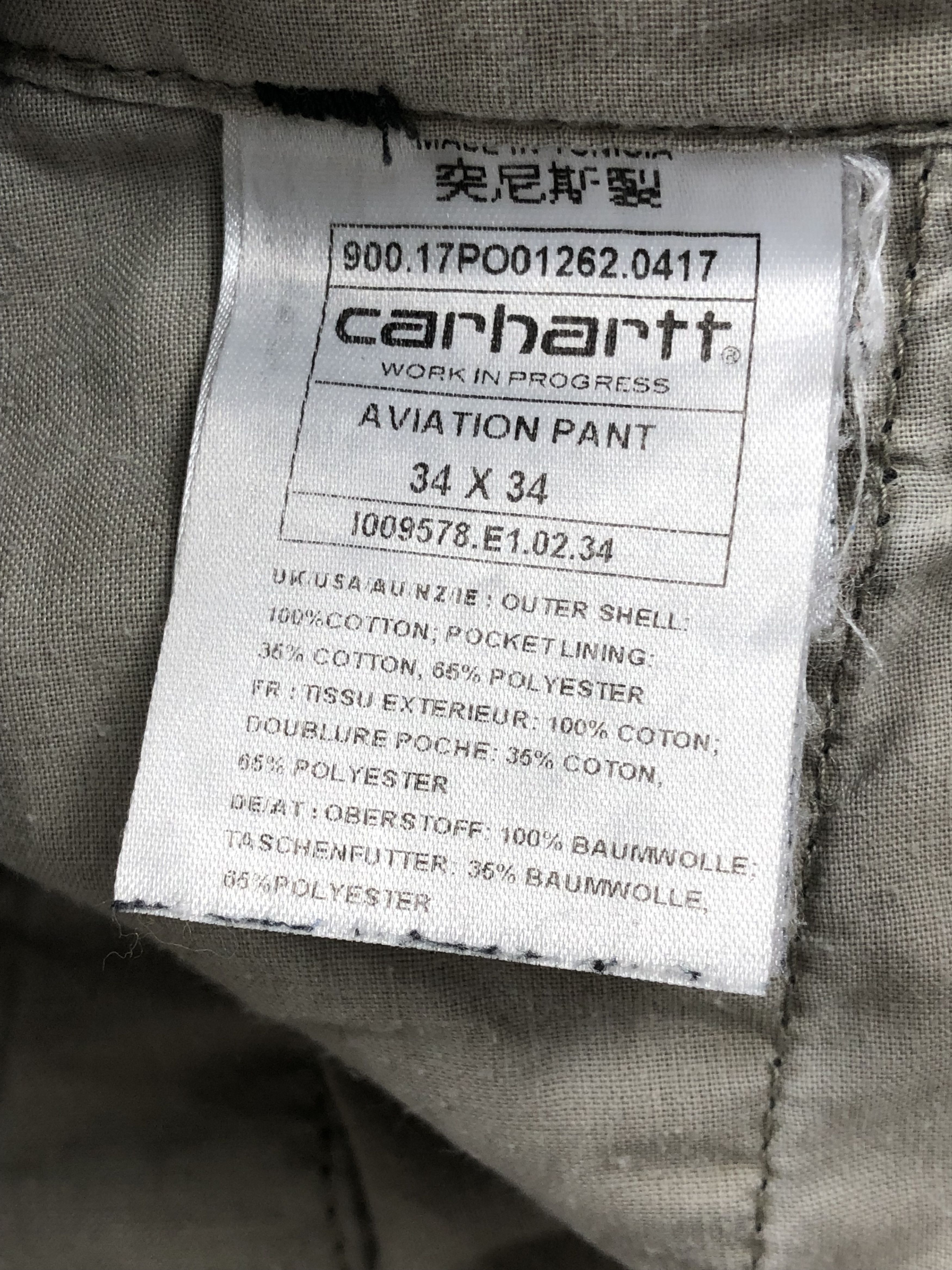 Carhartt Vintage Carhartt Aviation Cargo Pants Size US 34 / EU 50 - 14 Thumbnail