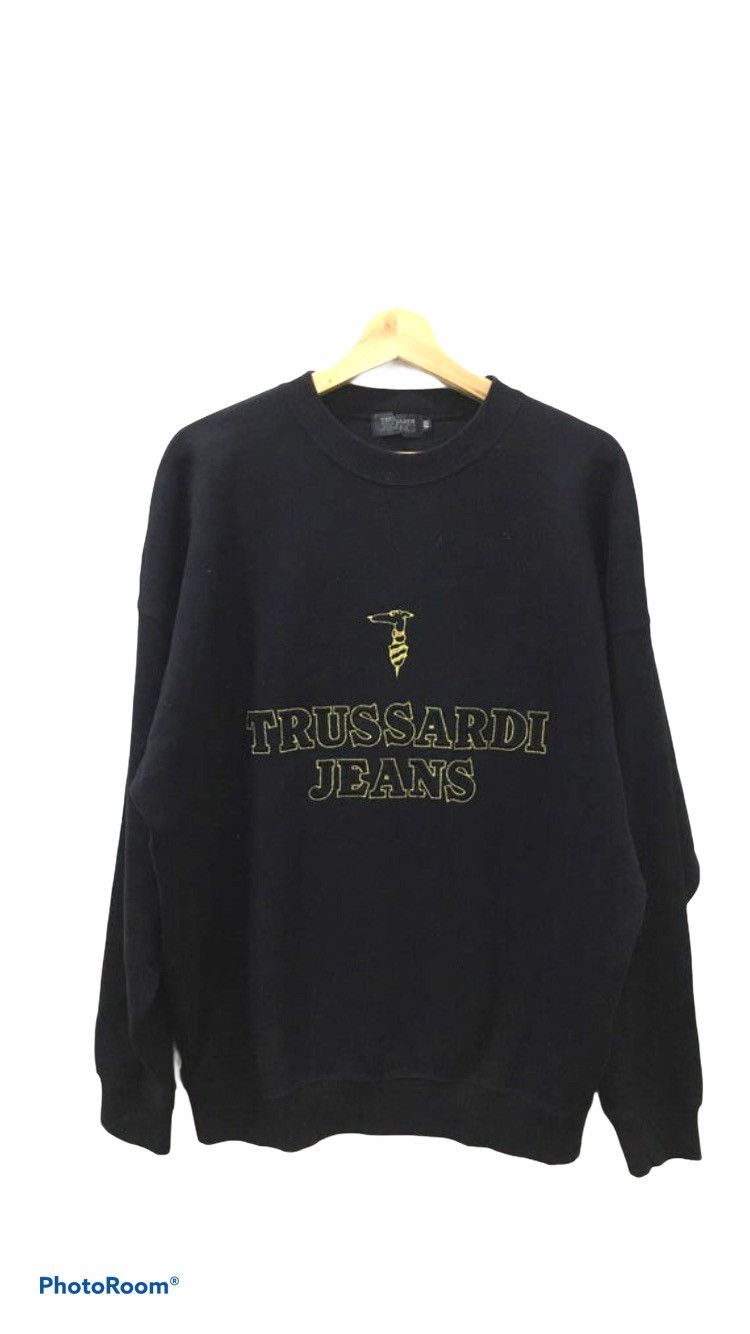 VINTAGE TRUSSARDI EMBROIDERY SWEATSHIRT