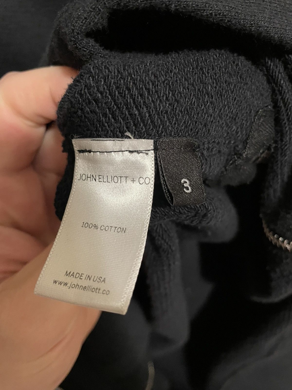 John Elliott John Elliot hoodie sweatshirt OG Villain Black size 3 large Size US M / EU 48-50 / 2 - 3 Thumbnail