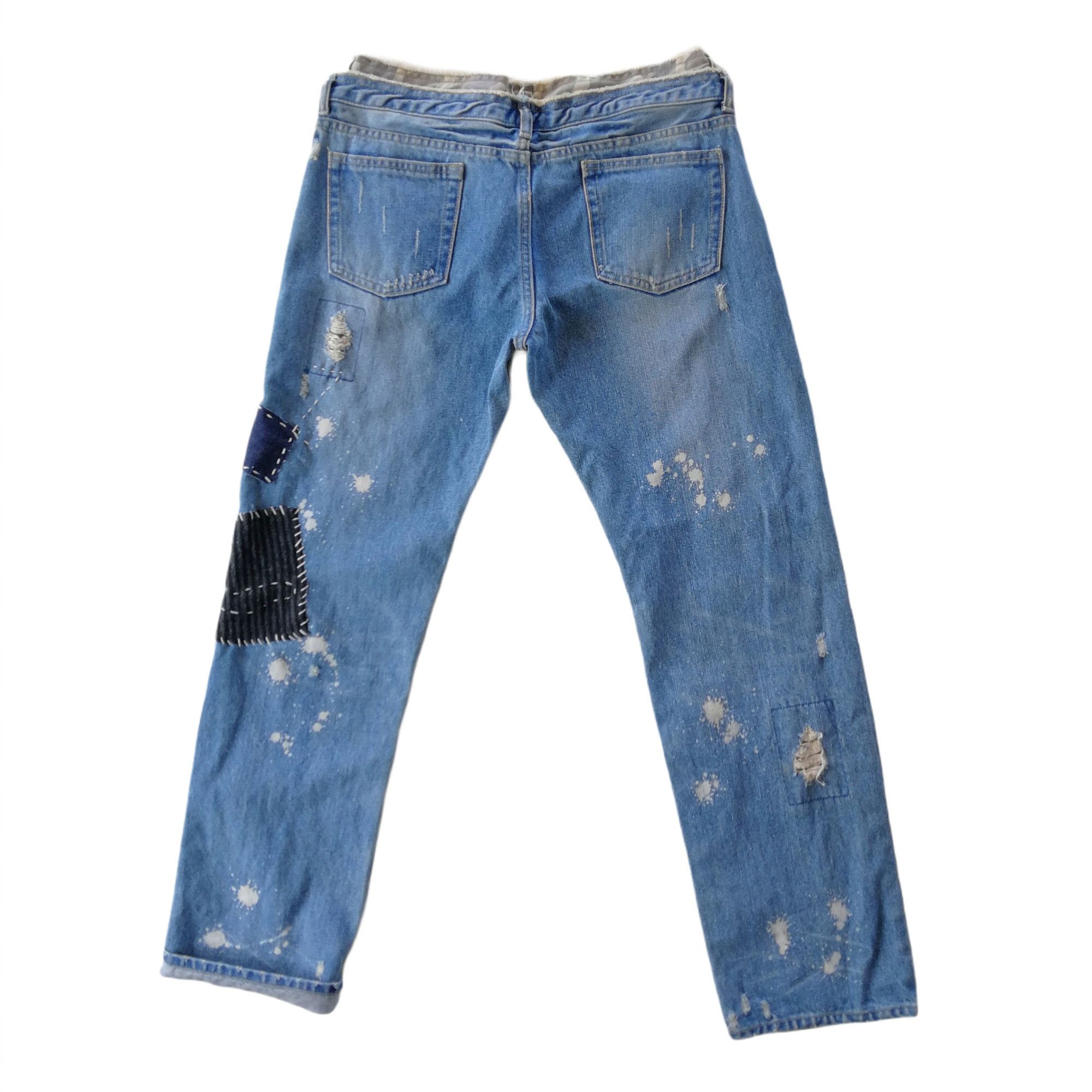 Japanese Brand Japanese Brand Patchwork Custom Made Size 32 Size US 32 / EU 48 - 2 Thumbnail