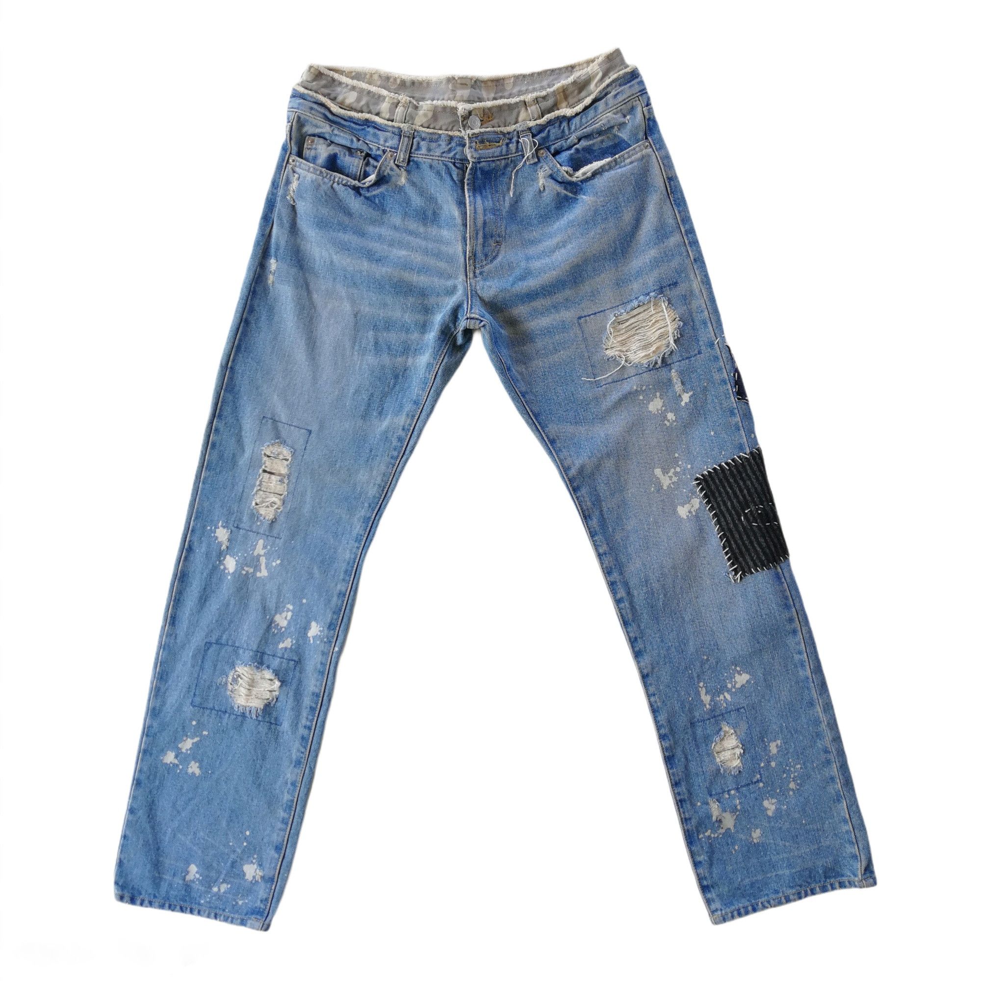 Japanese Brand Japanese Brand Patchwork Custom Made Size 32 Size US 32 / EU 48 - 1 Thumbnail