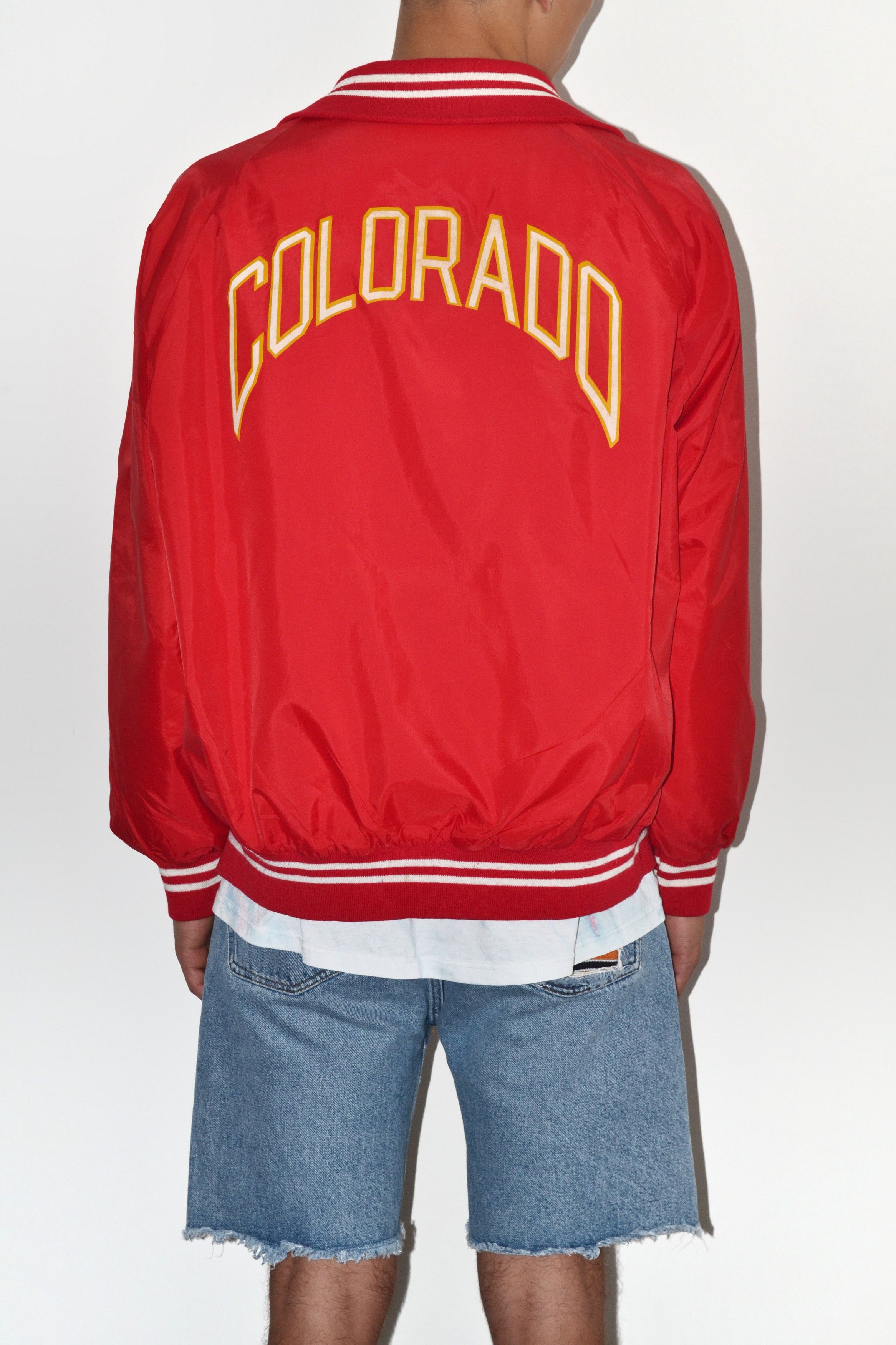 Champion Varsity Jacket Vintage Vintage 60s Champion Red Nylon Varsity Bomber Jacket Grailed