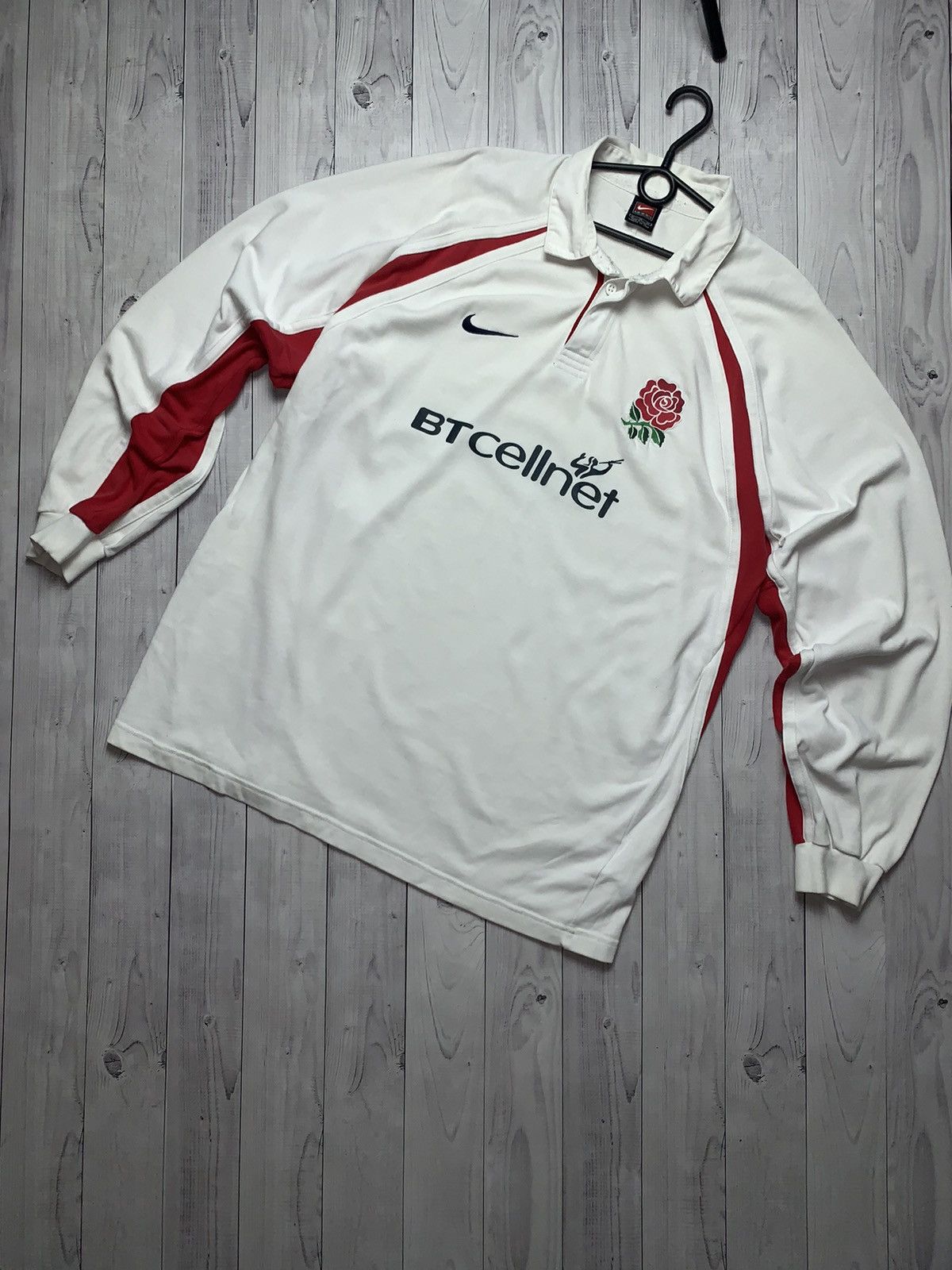 Nike × Vintage Vintage Nike Rugby shirt jersey size XL Size US XL / EU 56 / 4 - 1 Thumbnail