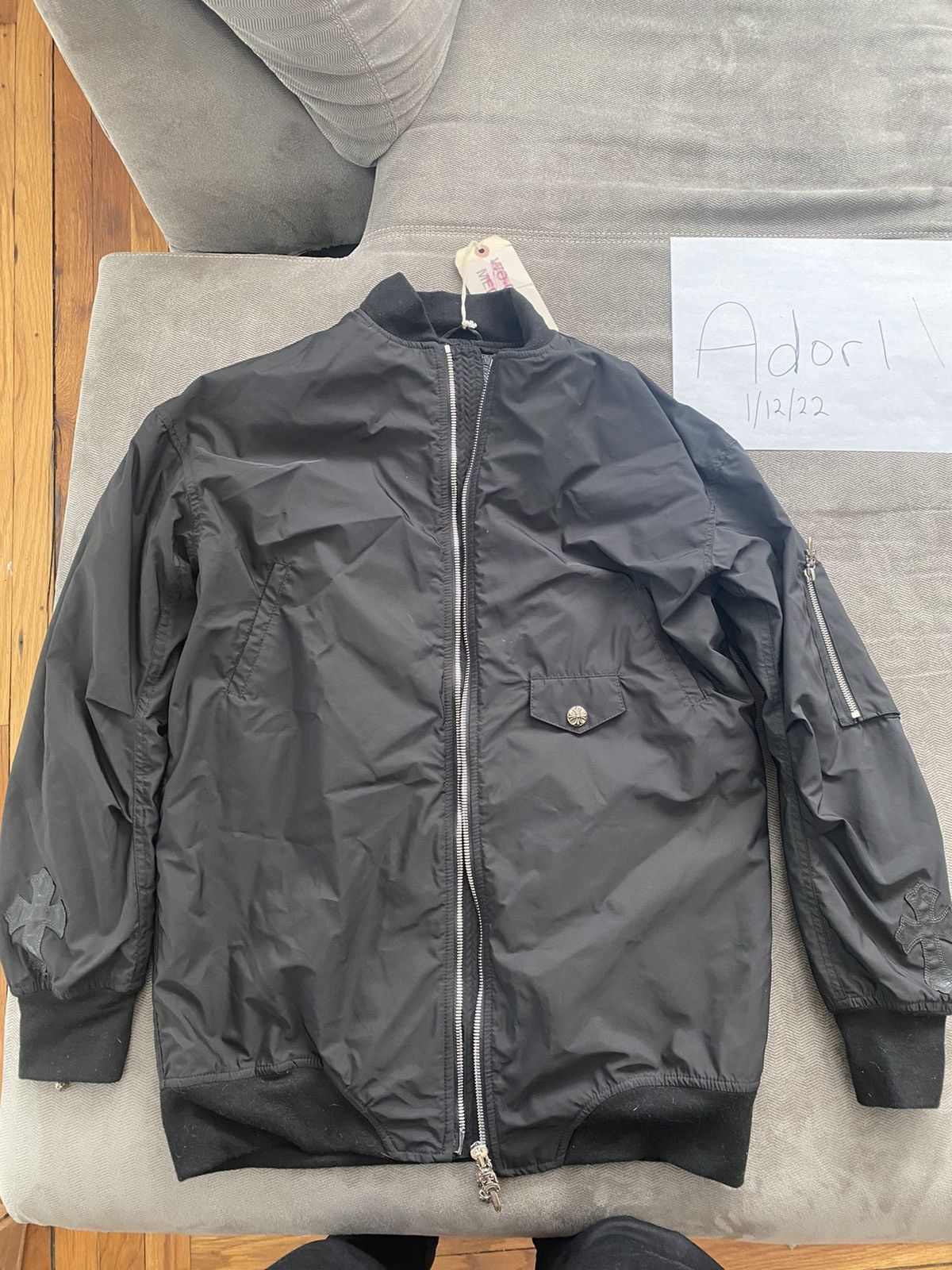 Kids Heart Bomber Jacket Purple