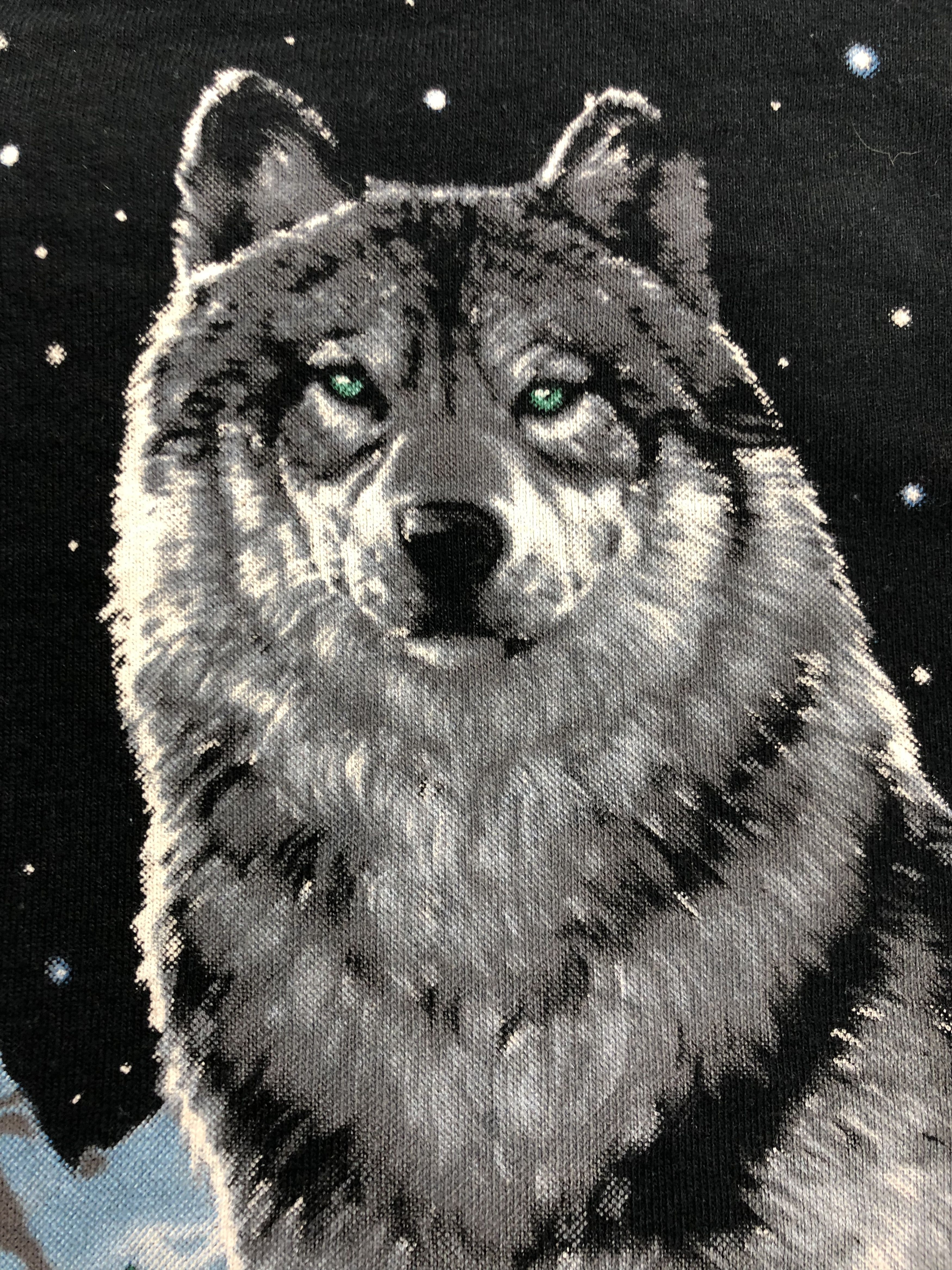 Liquid Blue Vintage 1995 Liquid Blue Wolf Travis Scott All Over Print Size US XL / EU 56 / 4 - 14 Thumbnail
