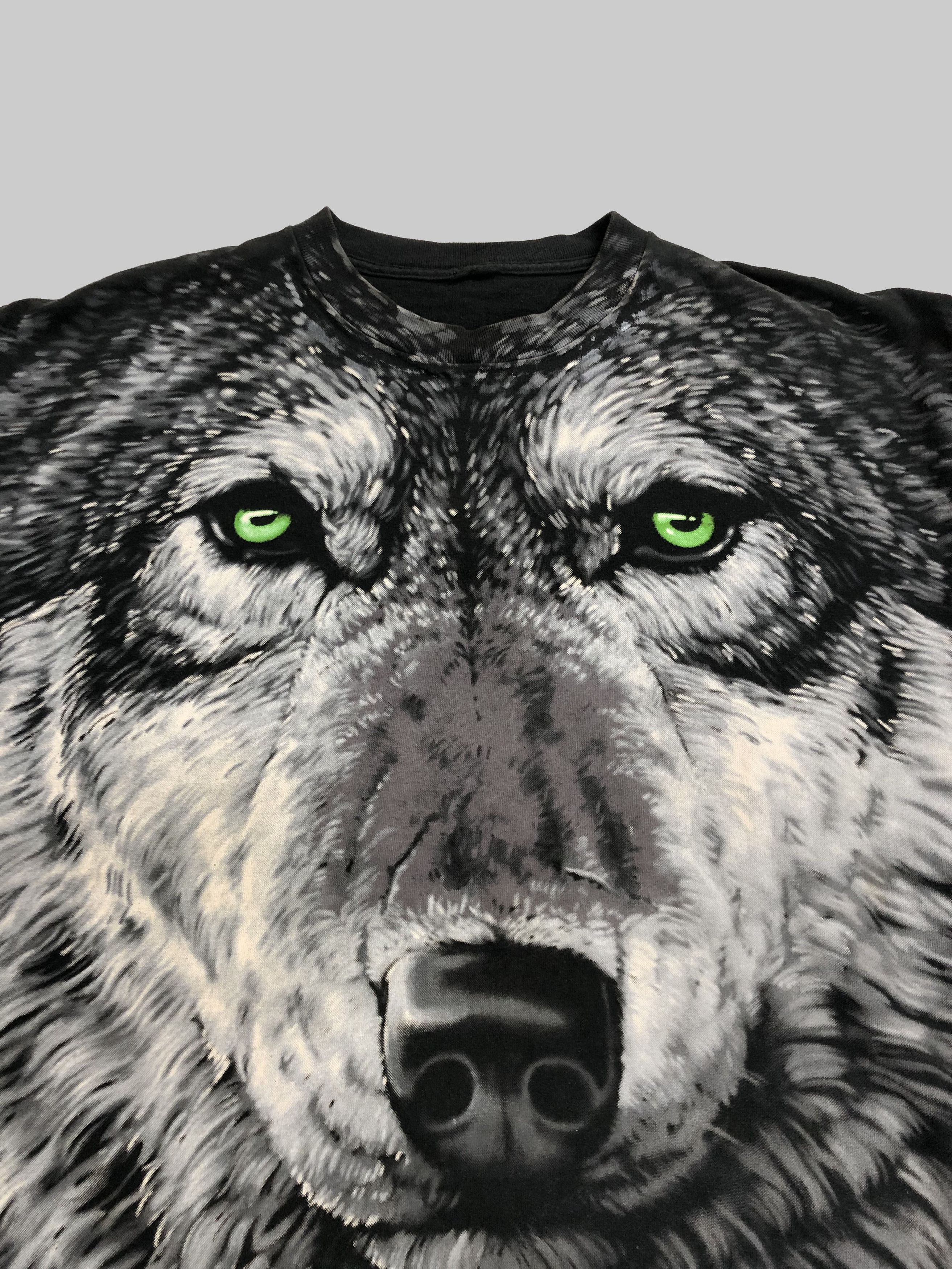 Liquid Blue Vintage 1995 Liquid Blue Wolf Travis Scott All Over Print Size US XL / EU 56 / 4 - 4 Thumbnail