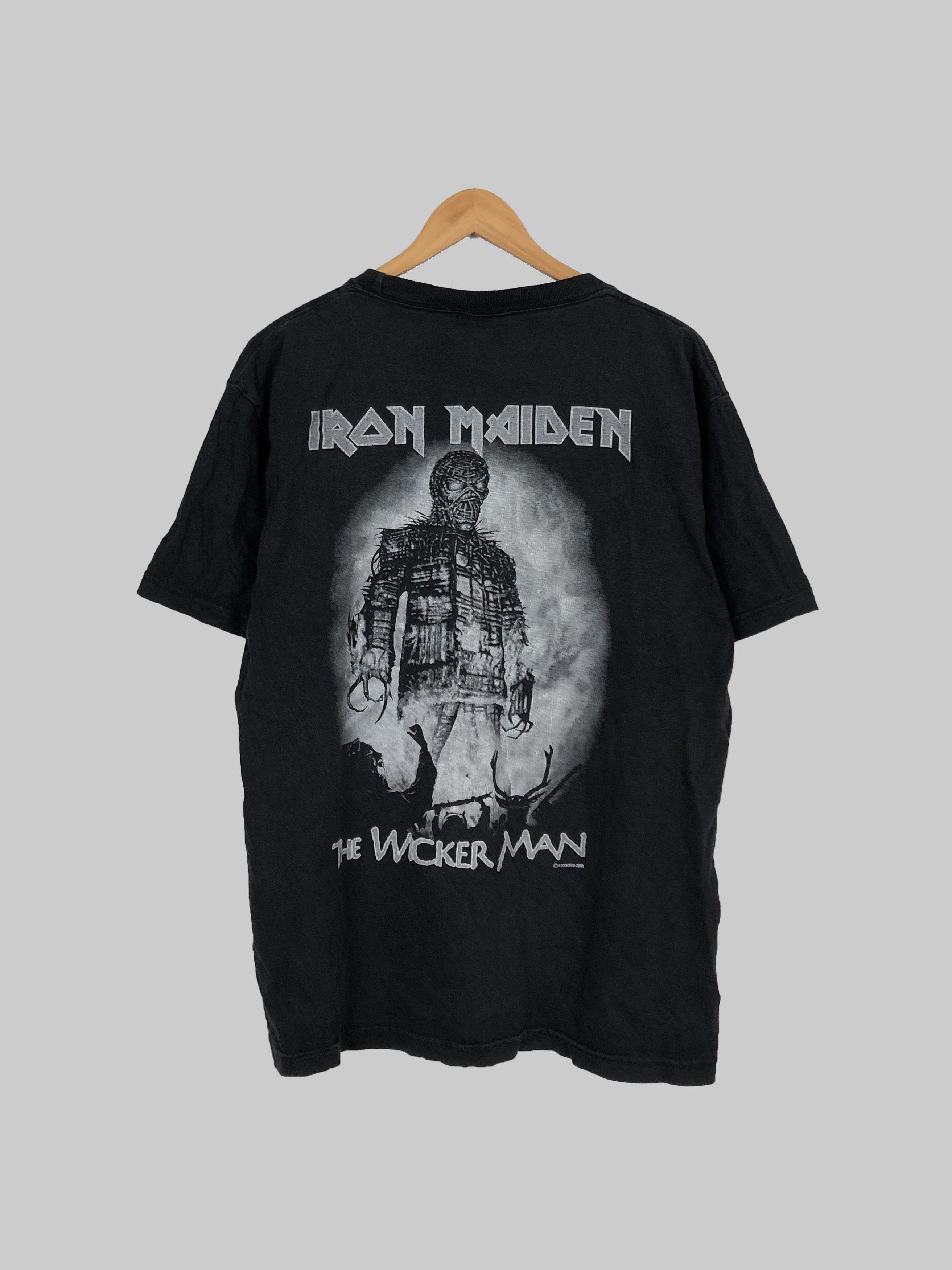 Band Tees Vintage 2000 Iron Maiden The Wicker Man (AC/DC) Size US L / EU 52-54 / 3 - 2 Thumbnail