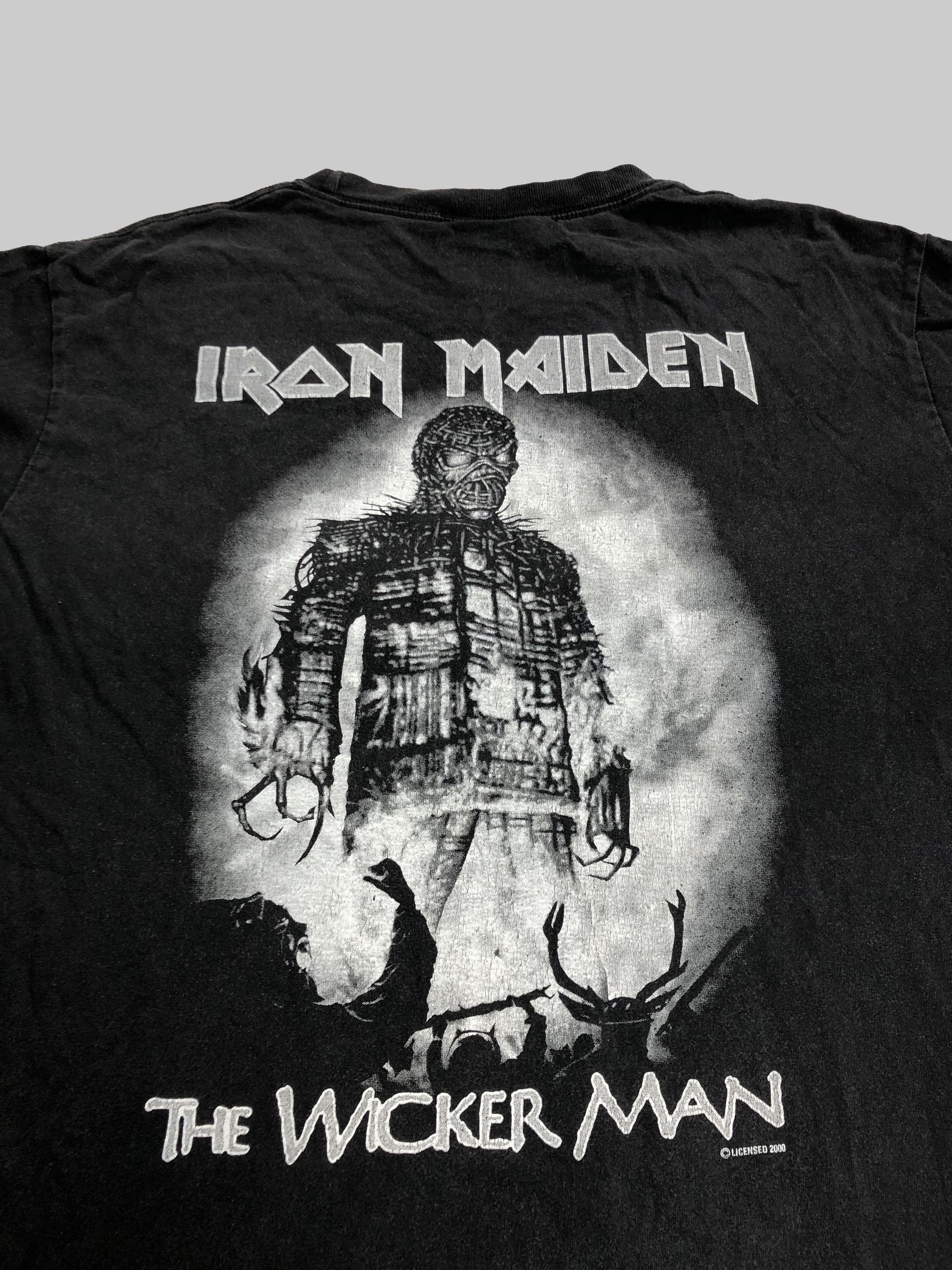 Band Tees Vintage 2000 Iron Maiden The Wicker Man (AC/DC) Size US L / EU 52-54 / 3 - 9 Thumbnail